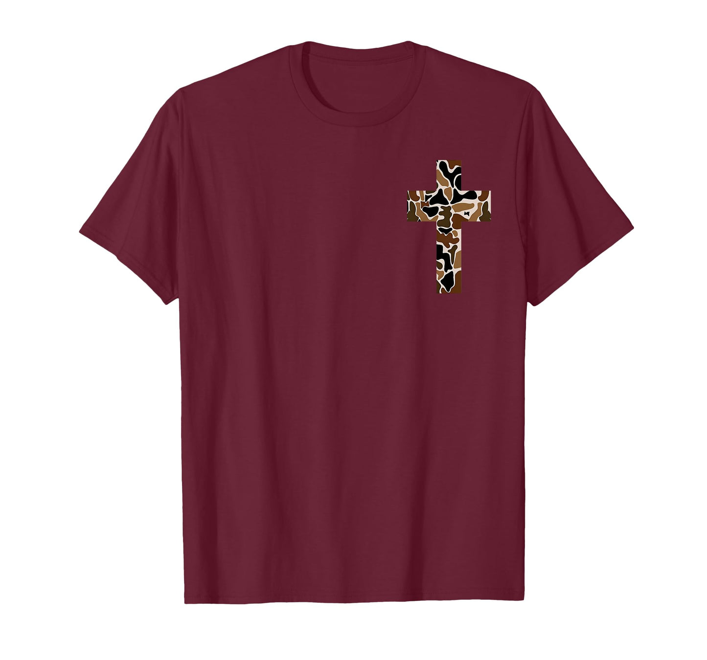 Camo I Can Do All Things Through Christ Who Strengthens Me T-Shirt