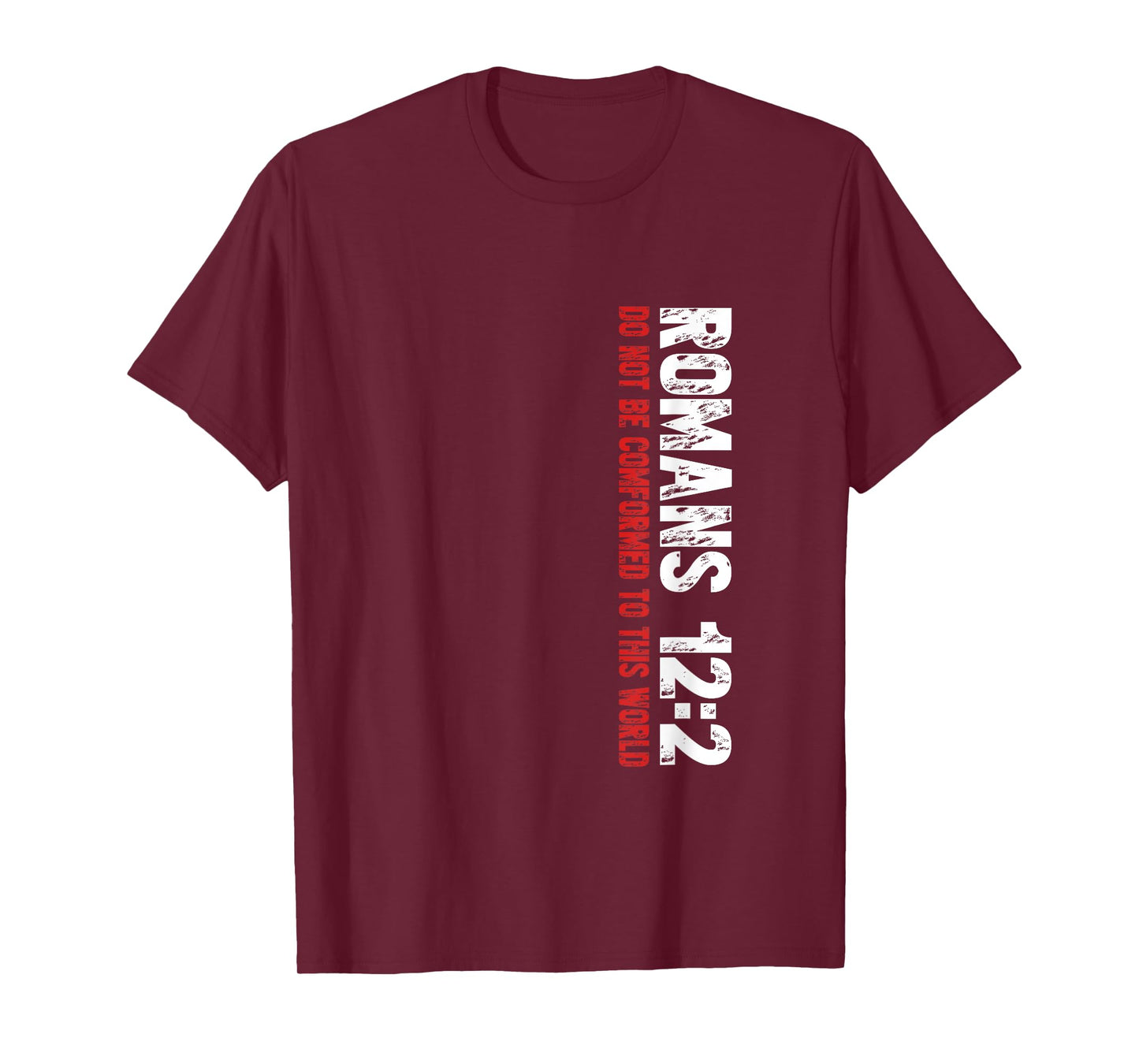 Romans 12:2 Christian Bible Verse Design T-Shirt