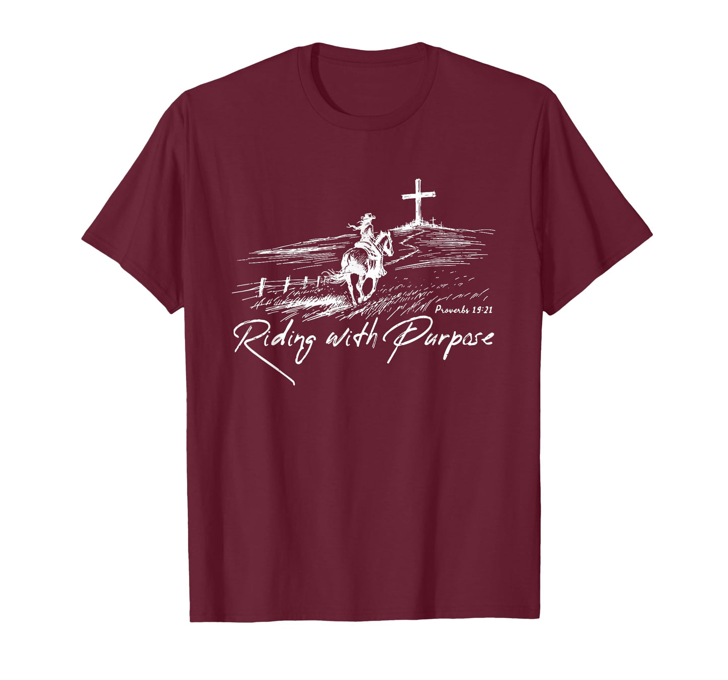Riding with Purpose Western Cowgirl Faith T-Shirt