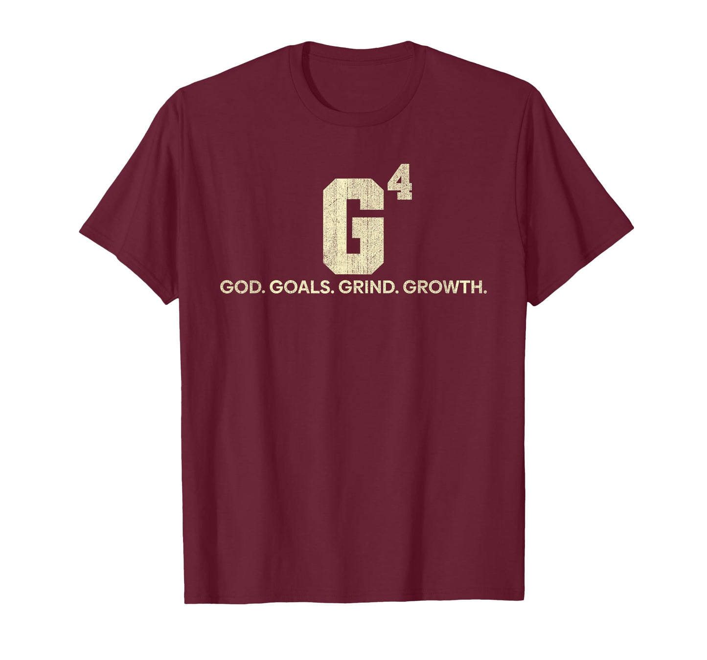 G4 God Goals Grind Growth Funny Christian T-Shirt