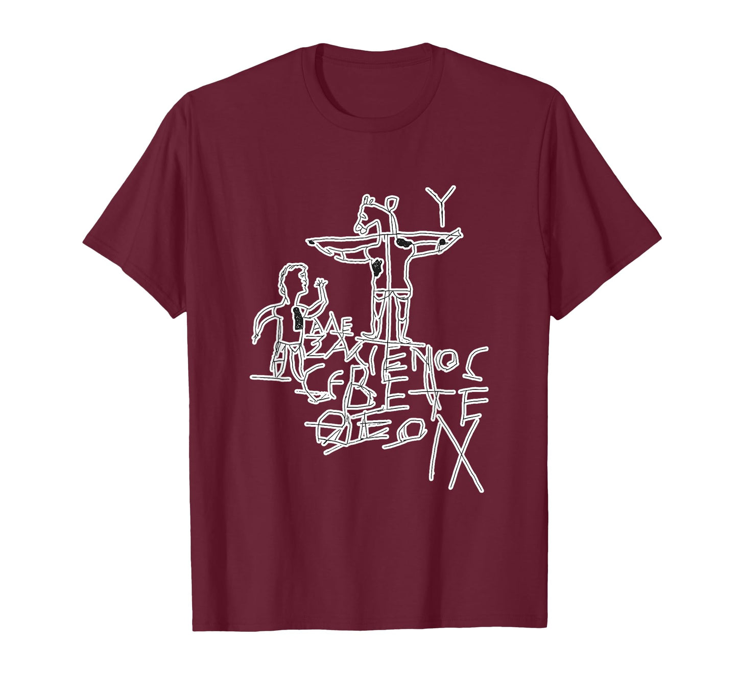 Alexamenos Graffiti - Graffito - Roman - Jesus - Christian T-Shirt