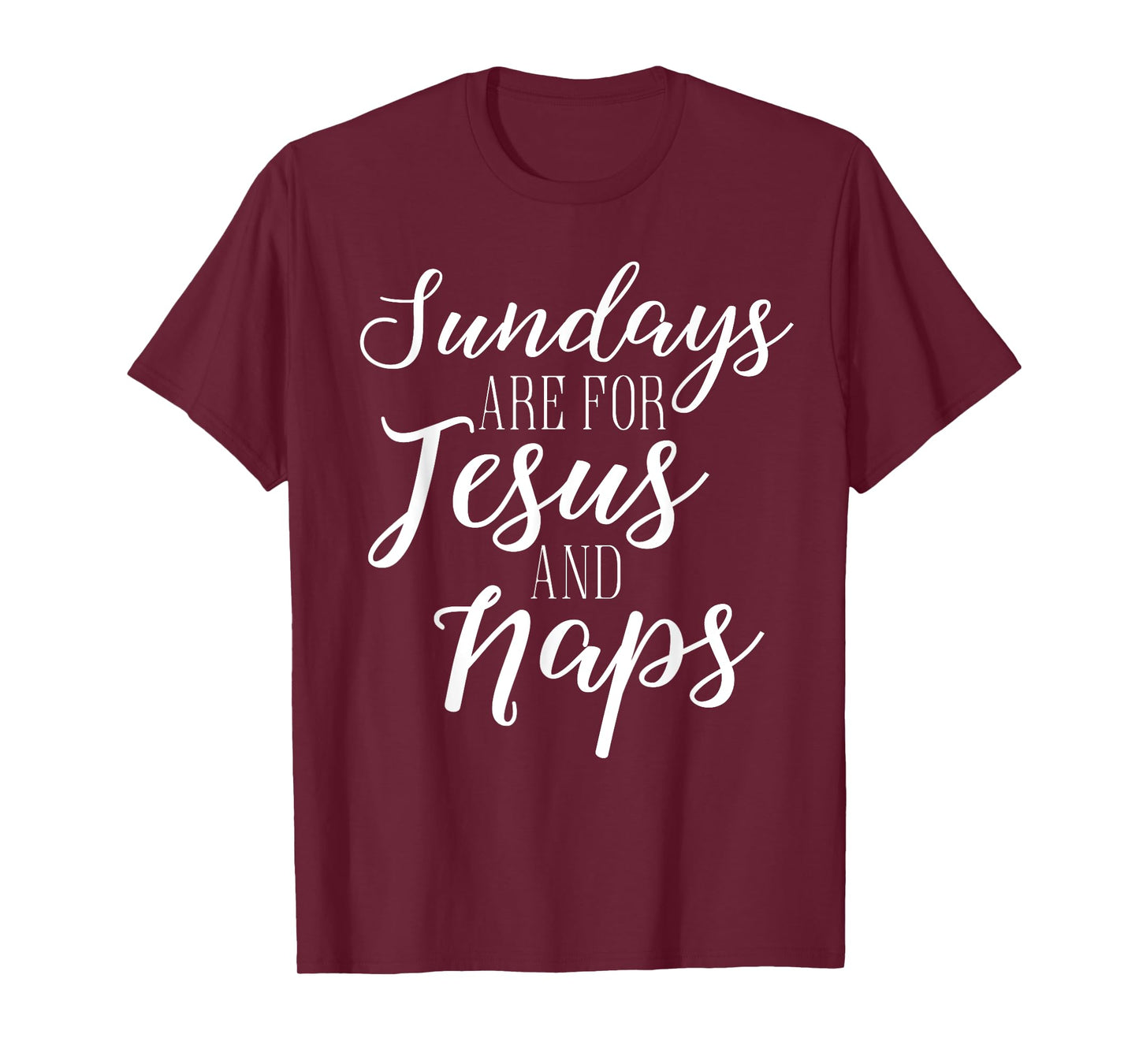 Sundays are for Jesus and Naps Shirt Cute Fall Tee T-Shirt