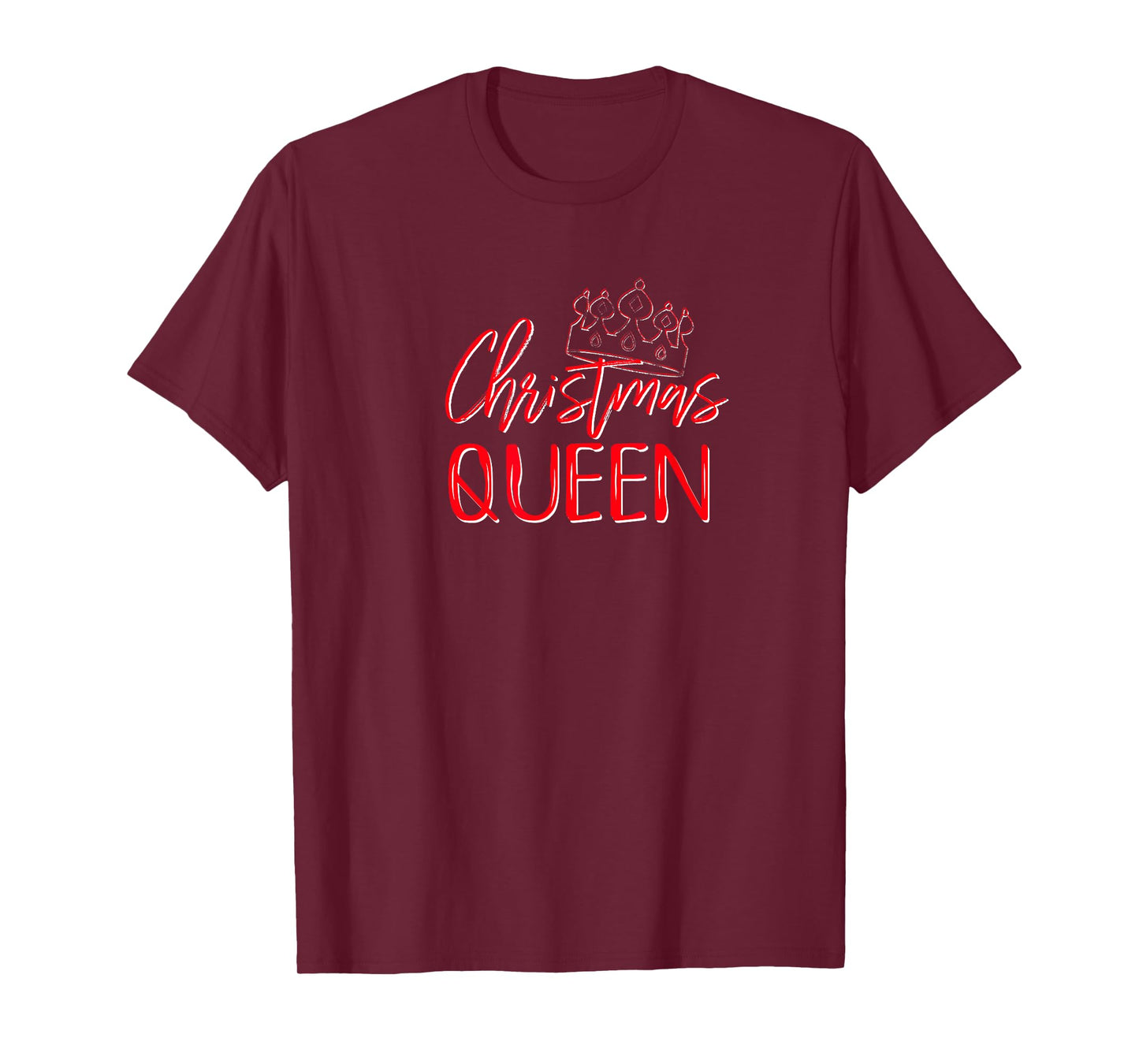 Christmas Queen Decorating Holiday Party Matching Cute Wife T-Shirt