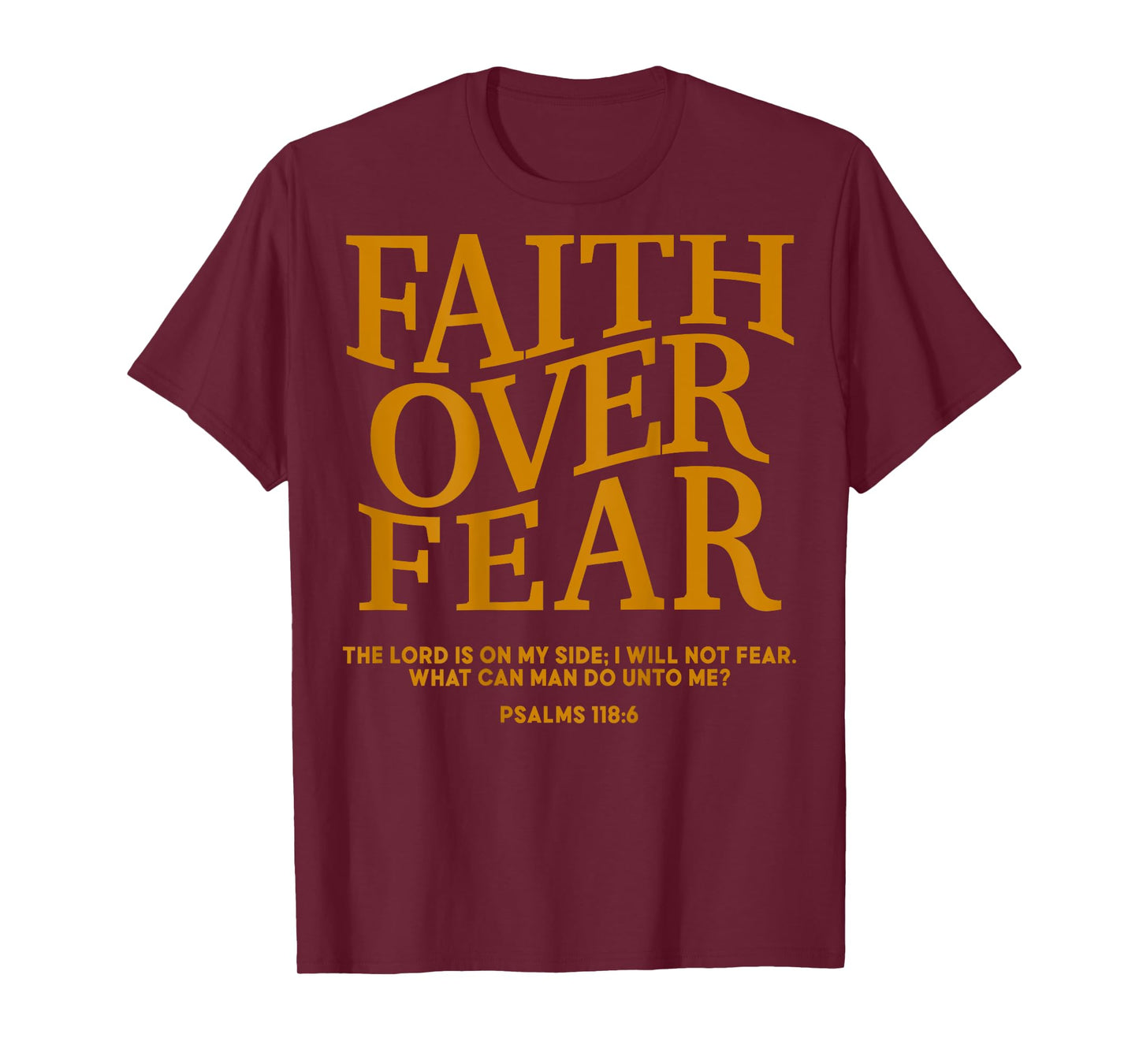 Faith Over Fear Jesus Toddler God Sister Daughter Son Father T-Shirt