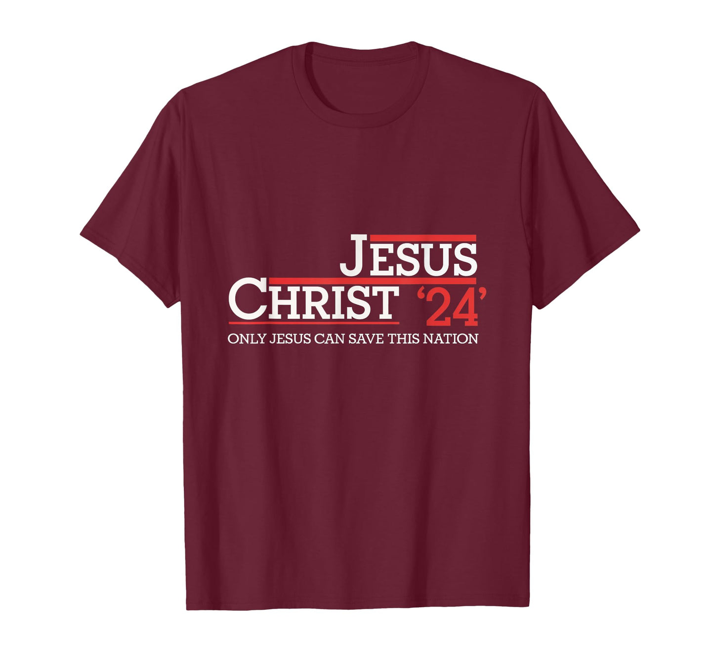 Jesus Christ 24 Save This Nation Prayer Faith T-Shirt