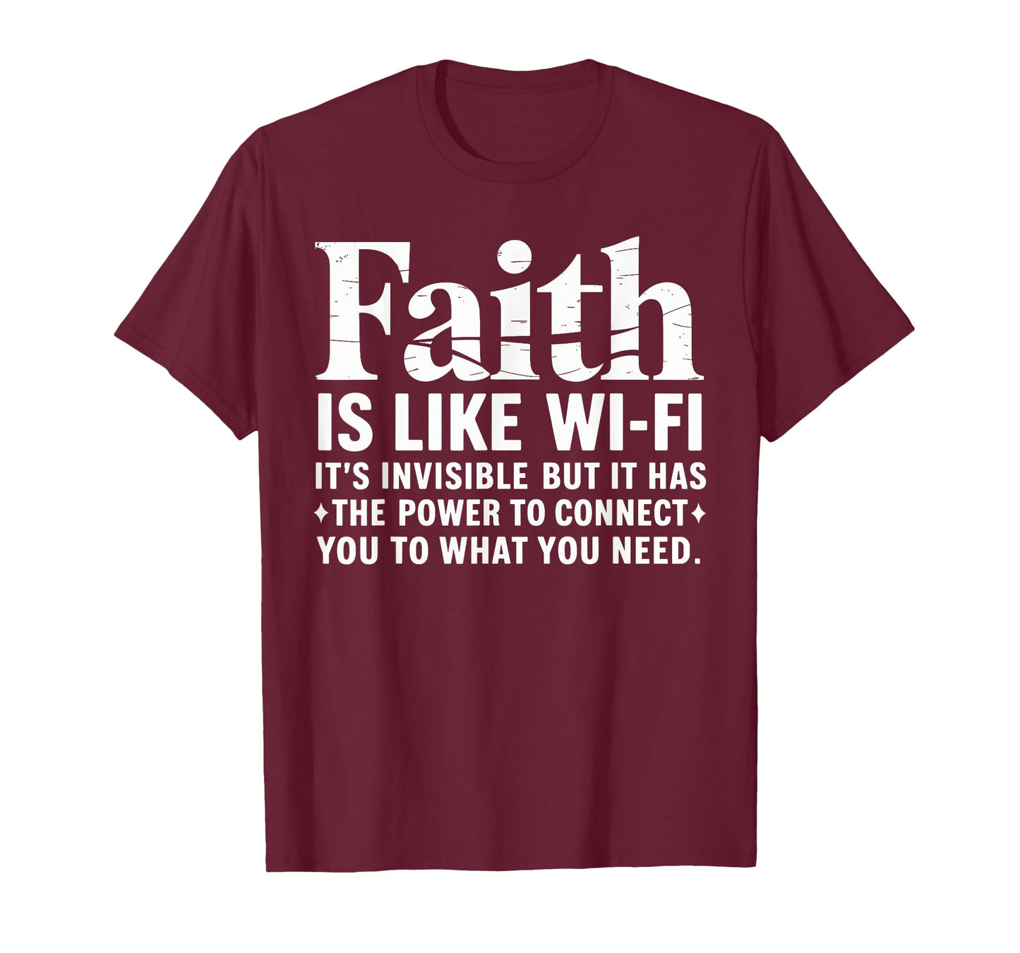 Faith Is Like Wifi God, Jesus Religious Christian Believer T-Shirt