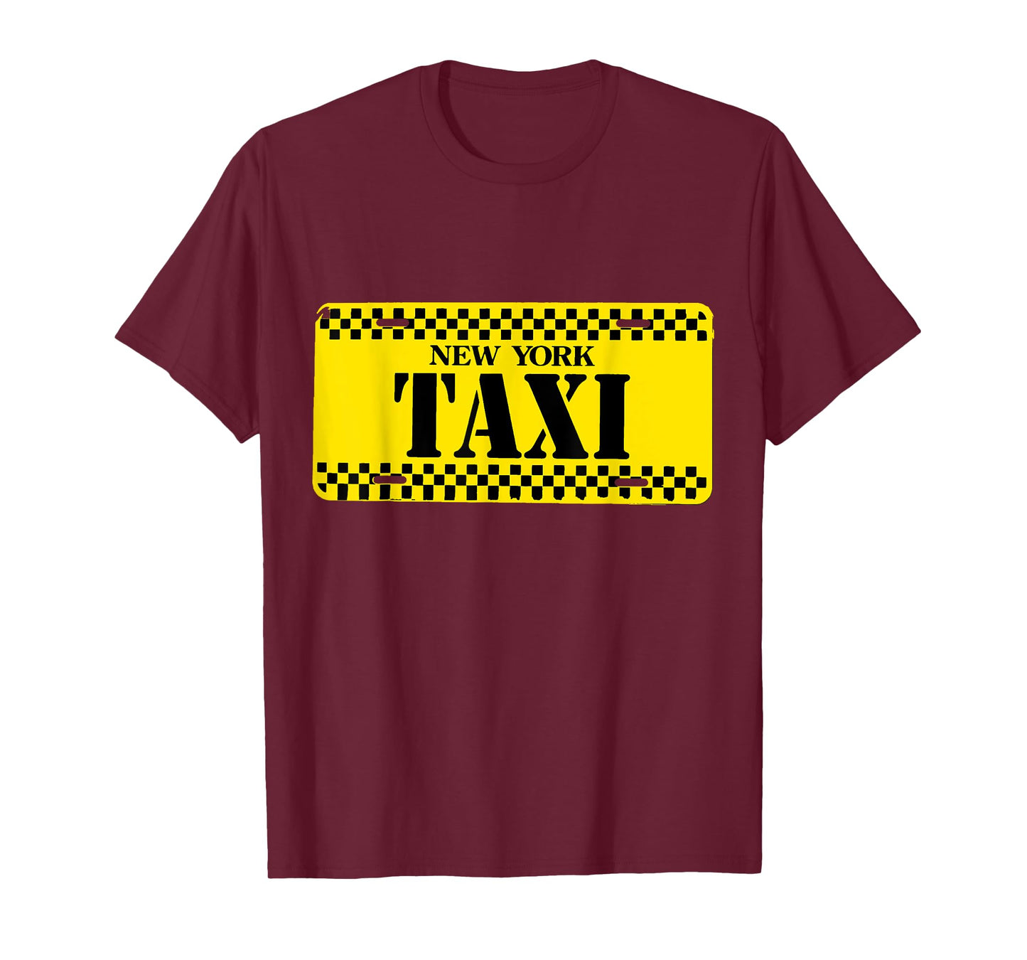 nyc taxi Costume Halloween yellow plate T-Shirt