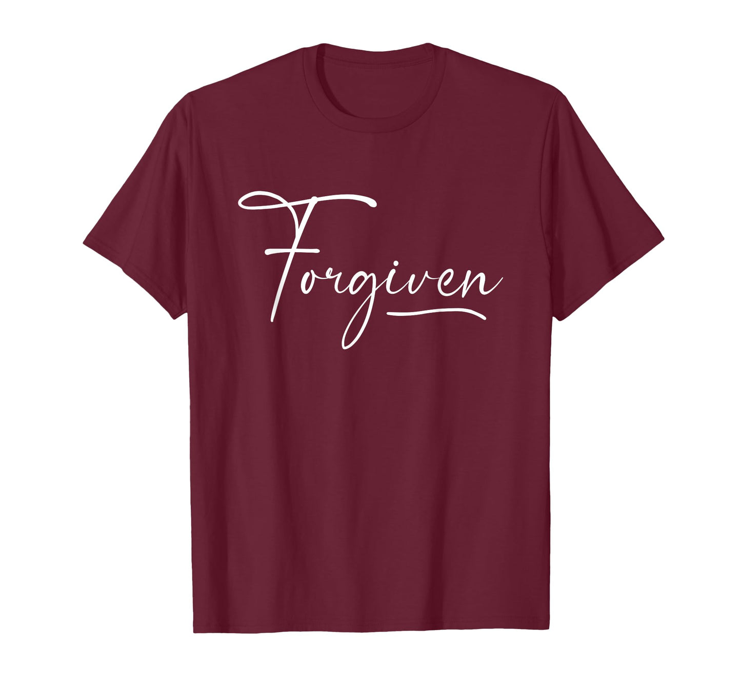 Forgiven Christian - Bible Verse Christian Faith Religious T-Shirt