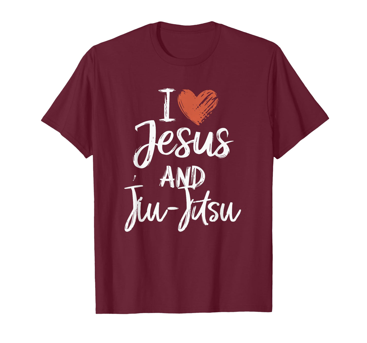 I Love Jesus And Jiu-Jitsu Christian Religious Jiu-Jitsu T-Shirt