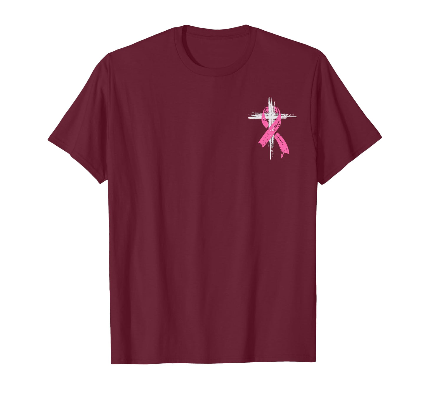 (2 Sided) by The Grace of God I'm A Survivor Breast Cancer T-Shirt