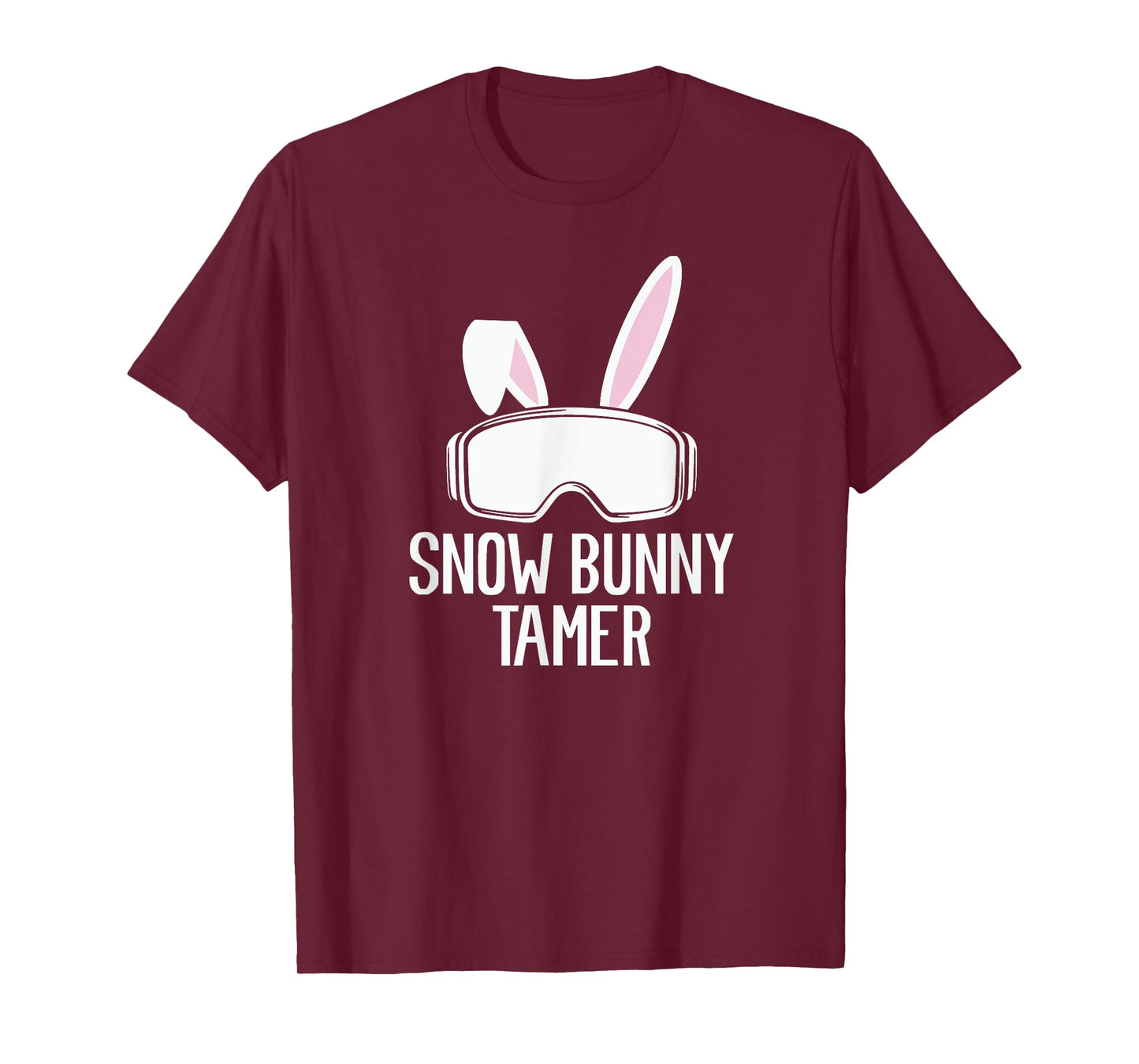 Snow Bunny Tamer Ski Funny Apres Party Skiing Skier T-Shirt