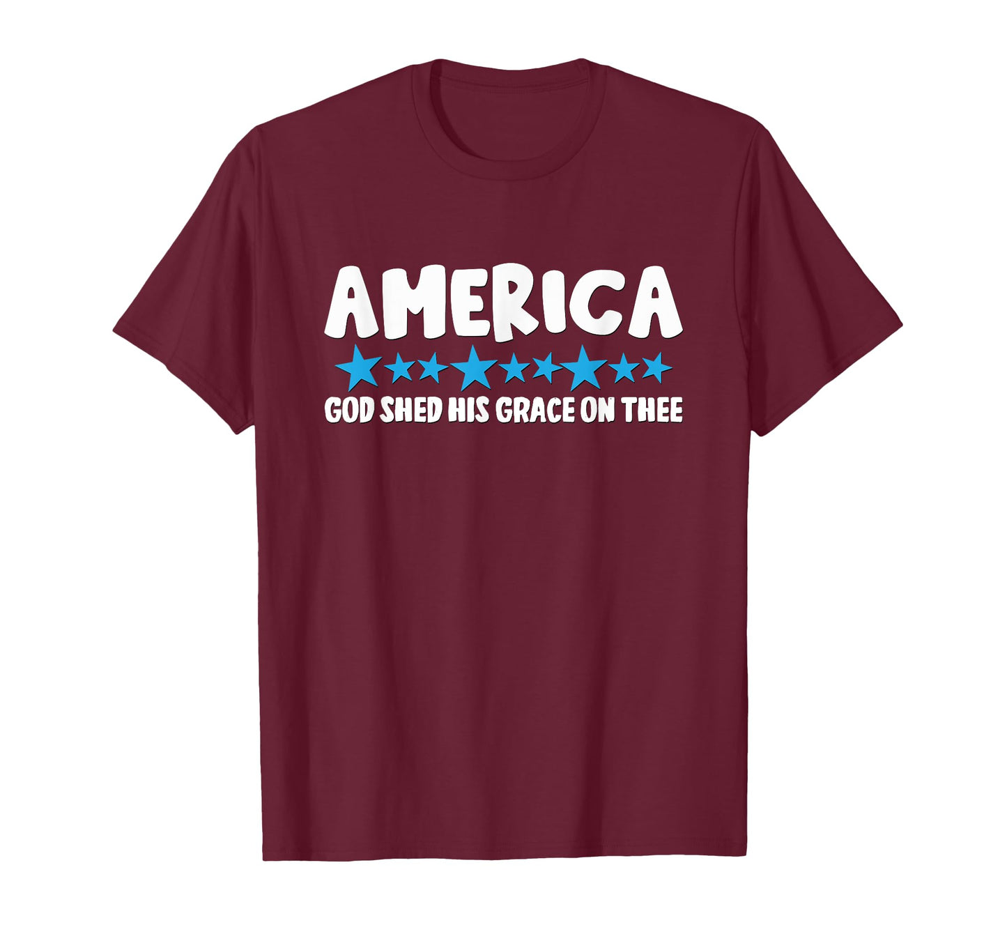 America God Shed His Grace On Thee T-Shirt