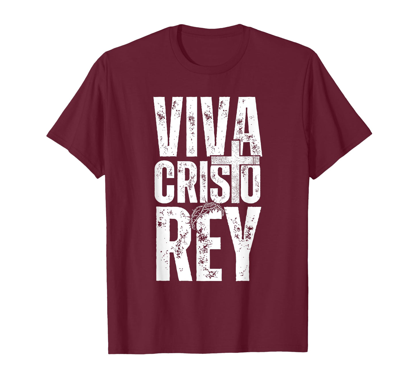 Viva Cristo Rey, Epic Christian Spanish Emblem T-Shirt