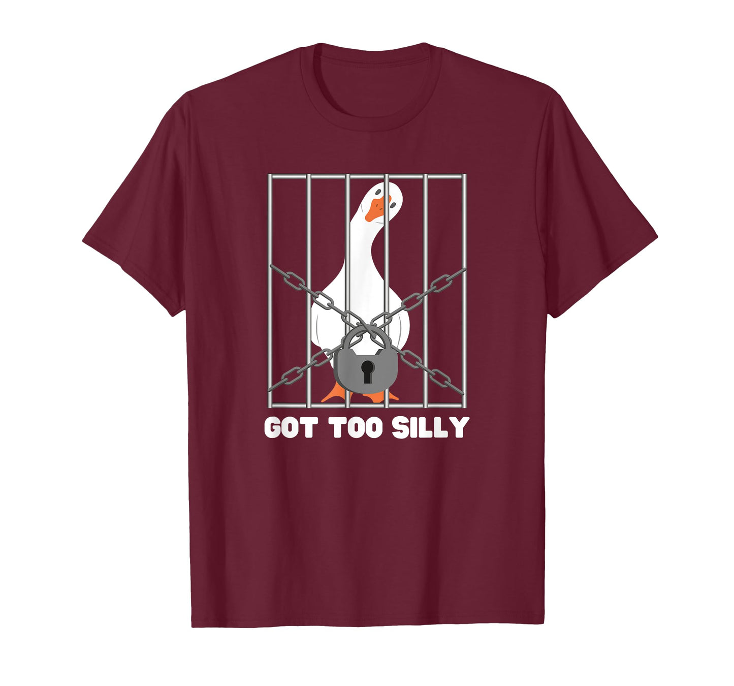 Goose Got Too Silly Funny Silly Goose Meme T-Shirt