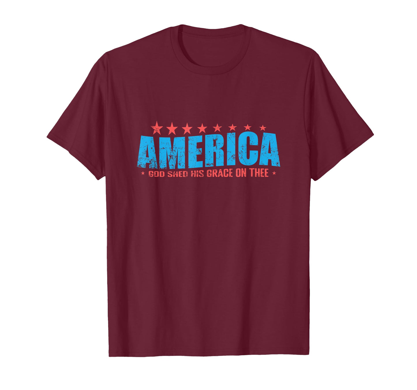 America God Shed his Grace on thee T-Shirt