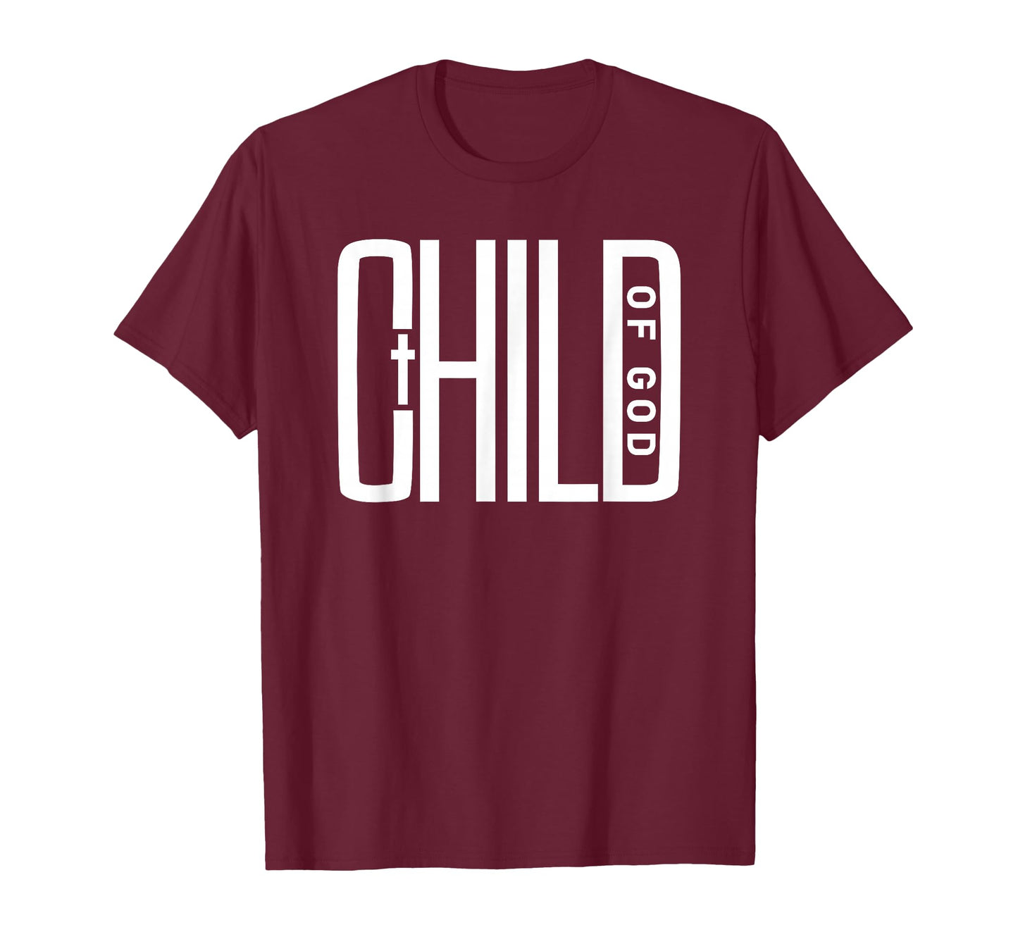 Child of God - Christian Faith, Inspirational Cross Graphic T-Shirt