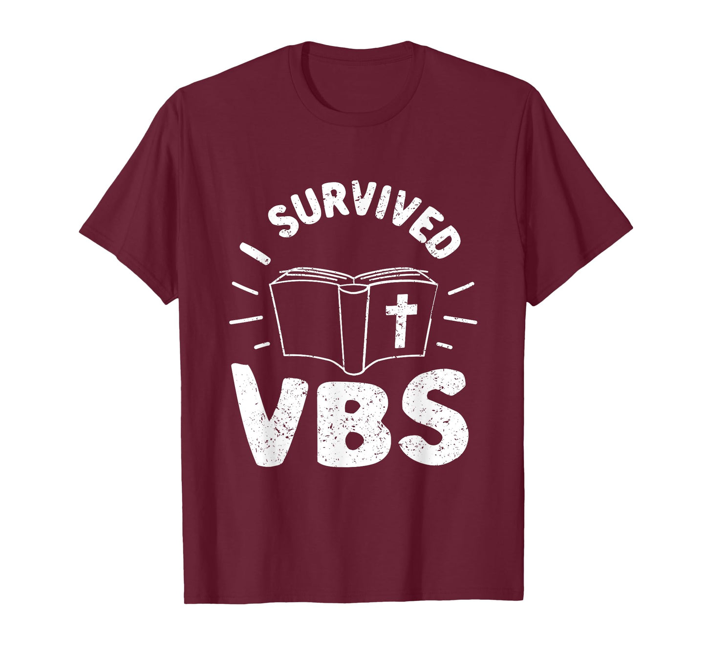 Christians Funny Quote I Survived VBS Vacation Bible School T-Shirt