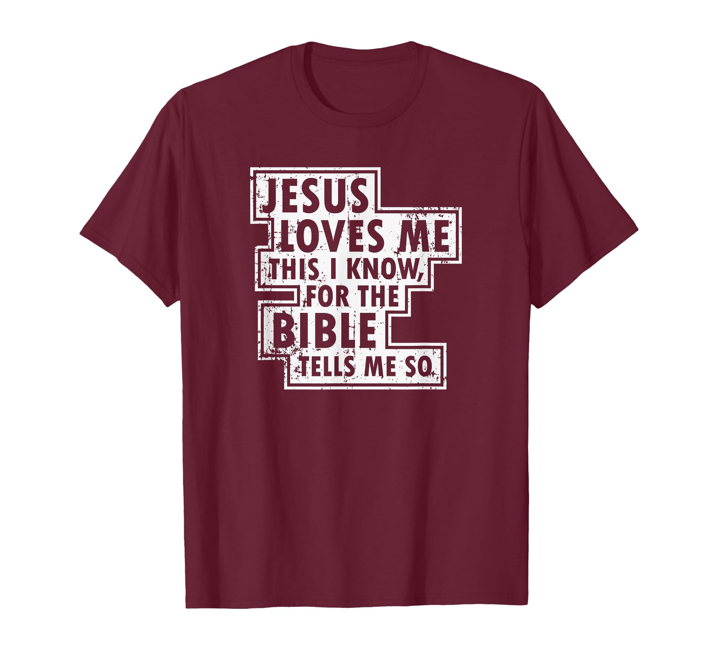 Jesus Loves Me This I Know Christian Faith T Shirt
