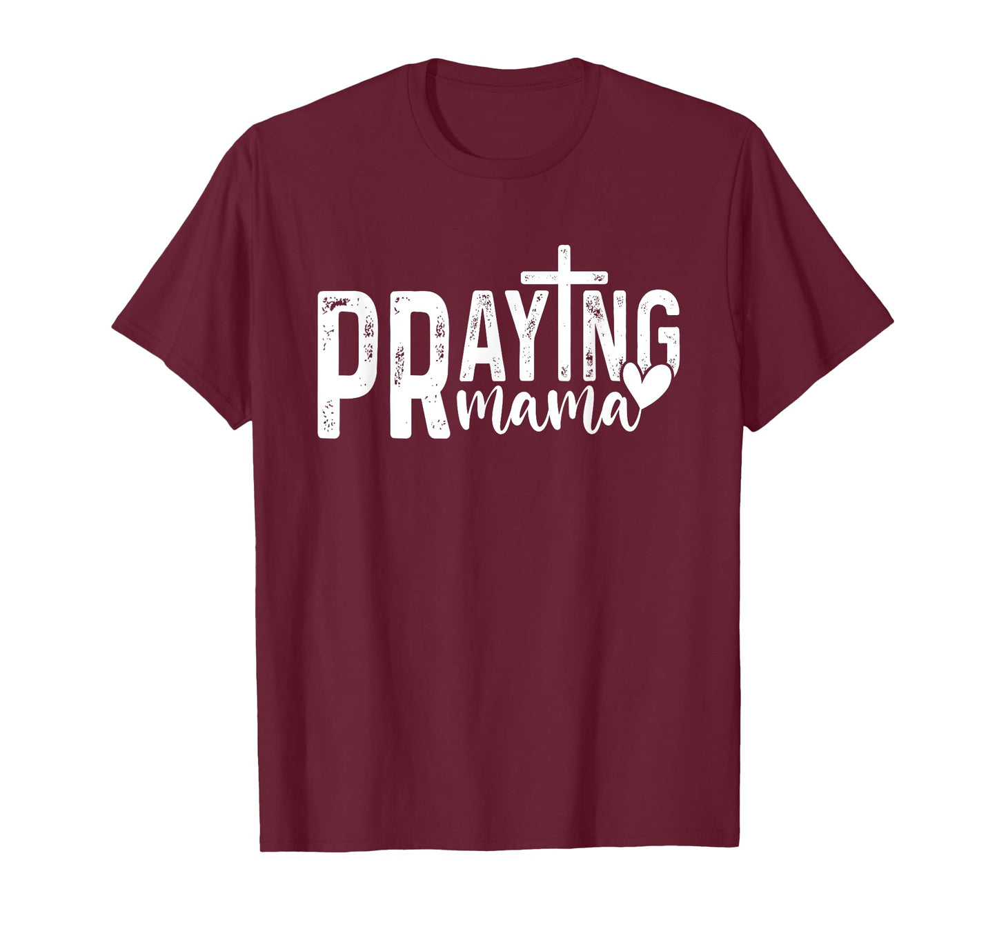 Praying Mama Christian Mom God Faith Jesus Bible T-Shirt