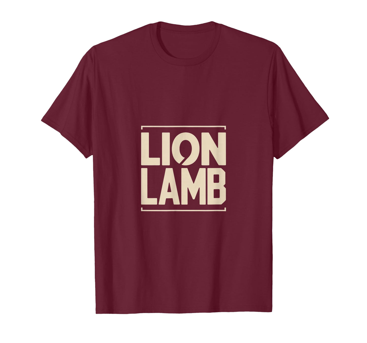 Lion Lamb Christian Jesus Symbol Faith Scripture T-Shirt