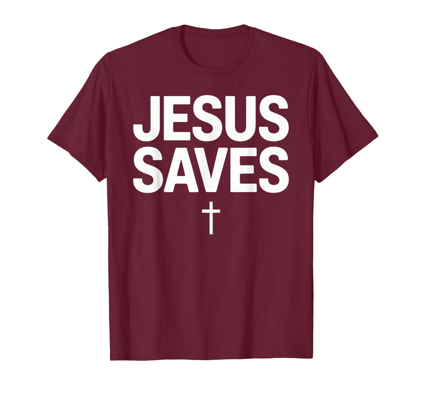 Jesus Saves Cross Christian Religious Faith Mens T-Shirt