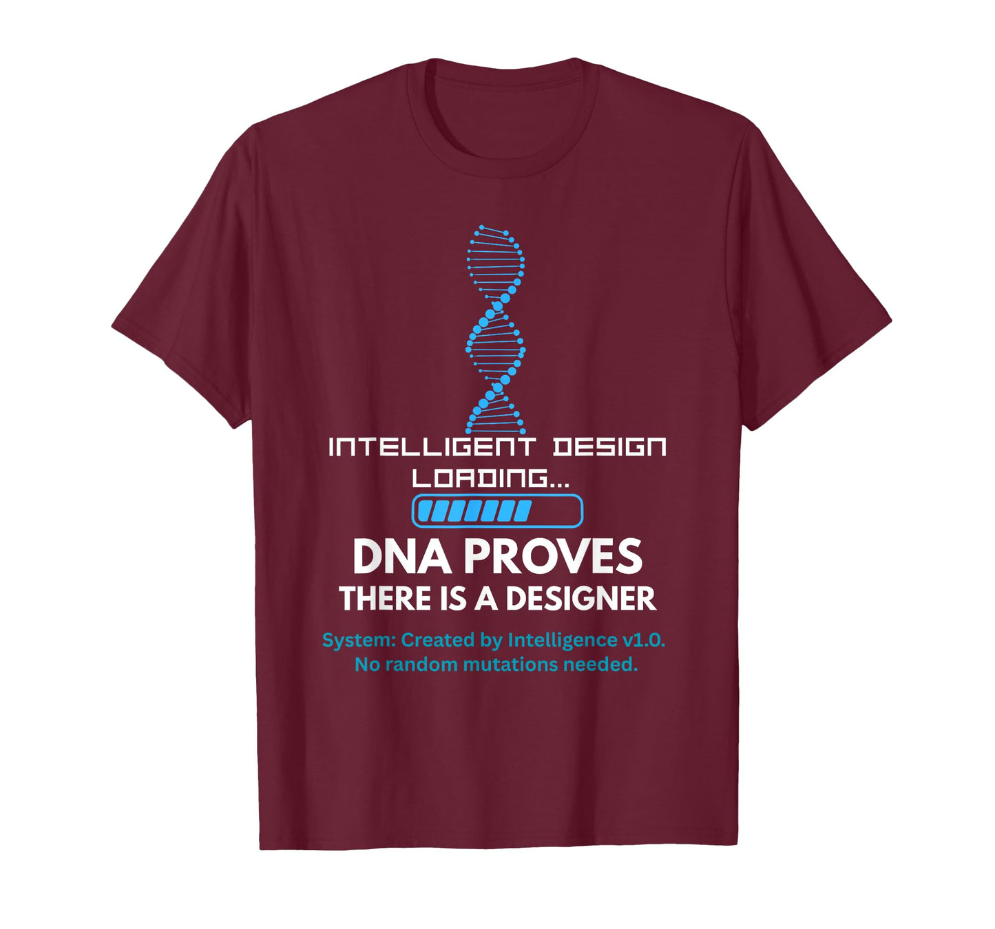 DNA Intelligent Christian Catholic Faith for Men,Women&Teens T-Shirt