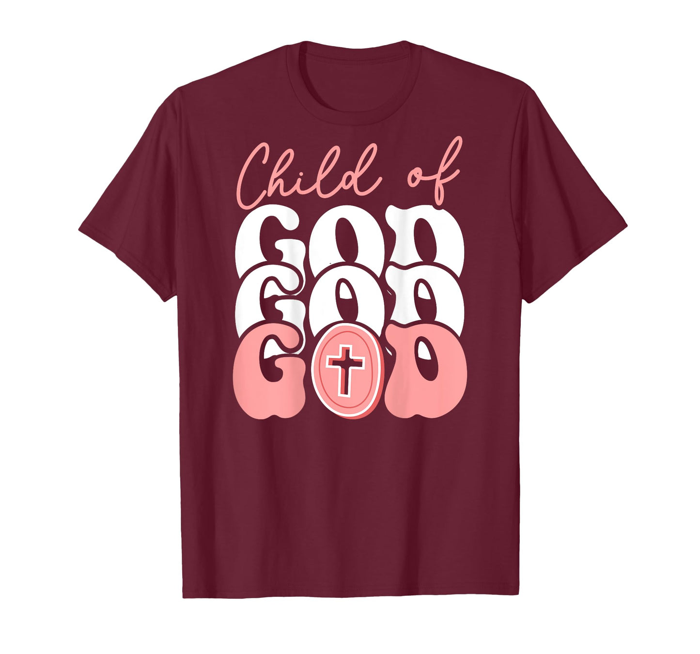 A Child of God The Way The Truth The Life Jesus Art ON Back T-Shirt