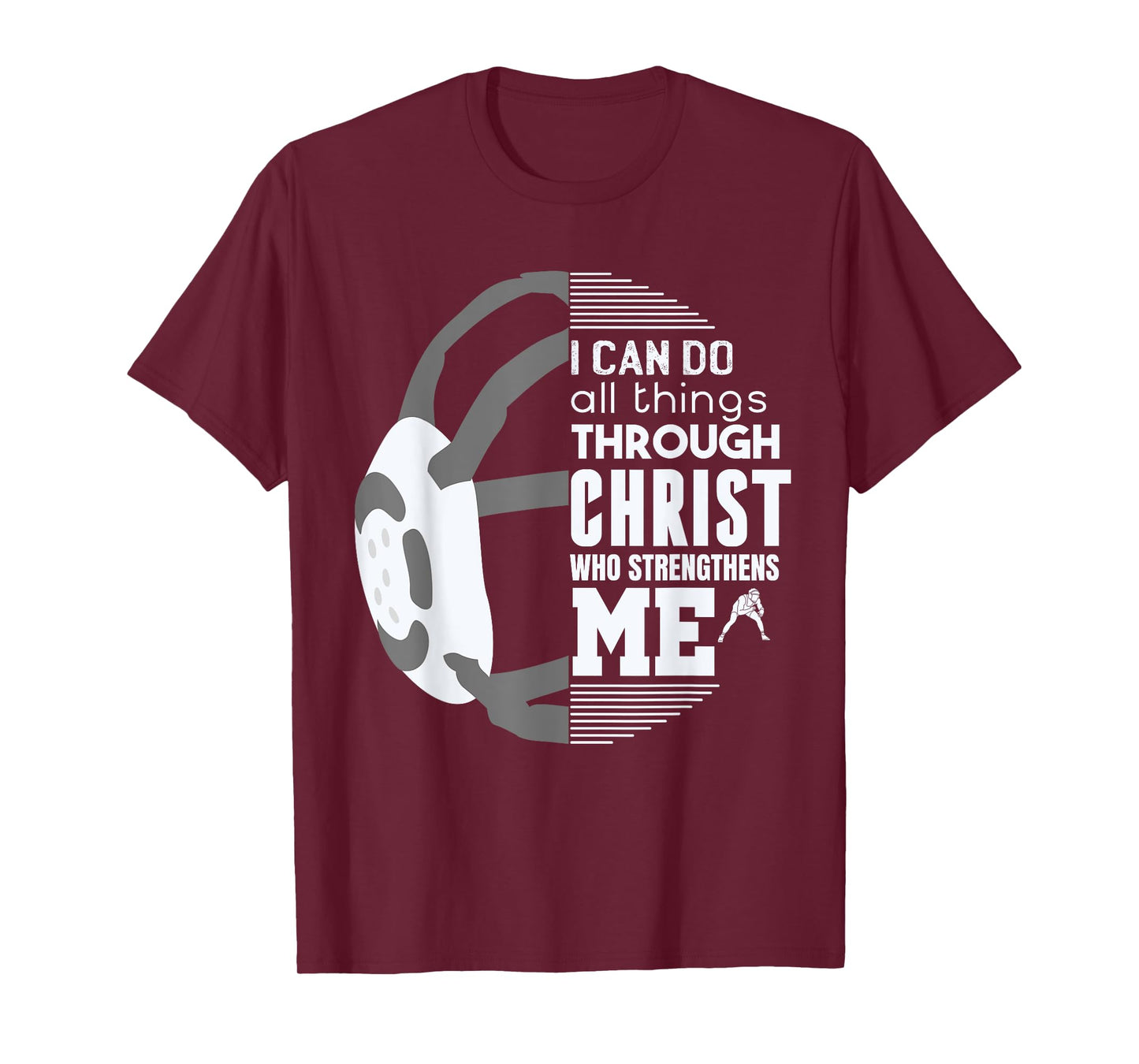 Christian Wrestling, Motivational Christian Wrestling T-Shirt