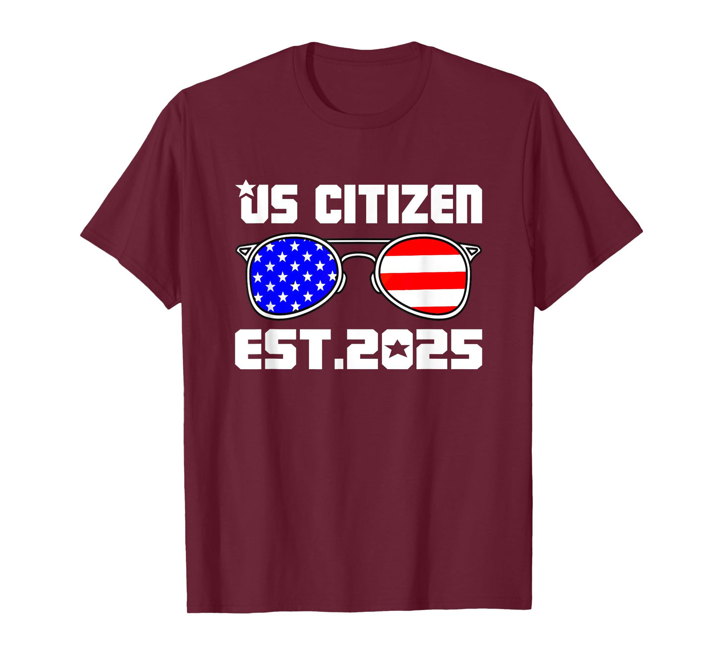 New US Citizen Est 2025 American Immigrant Citizenship Gifts T-Shirt