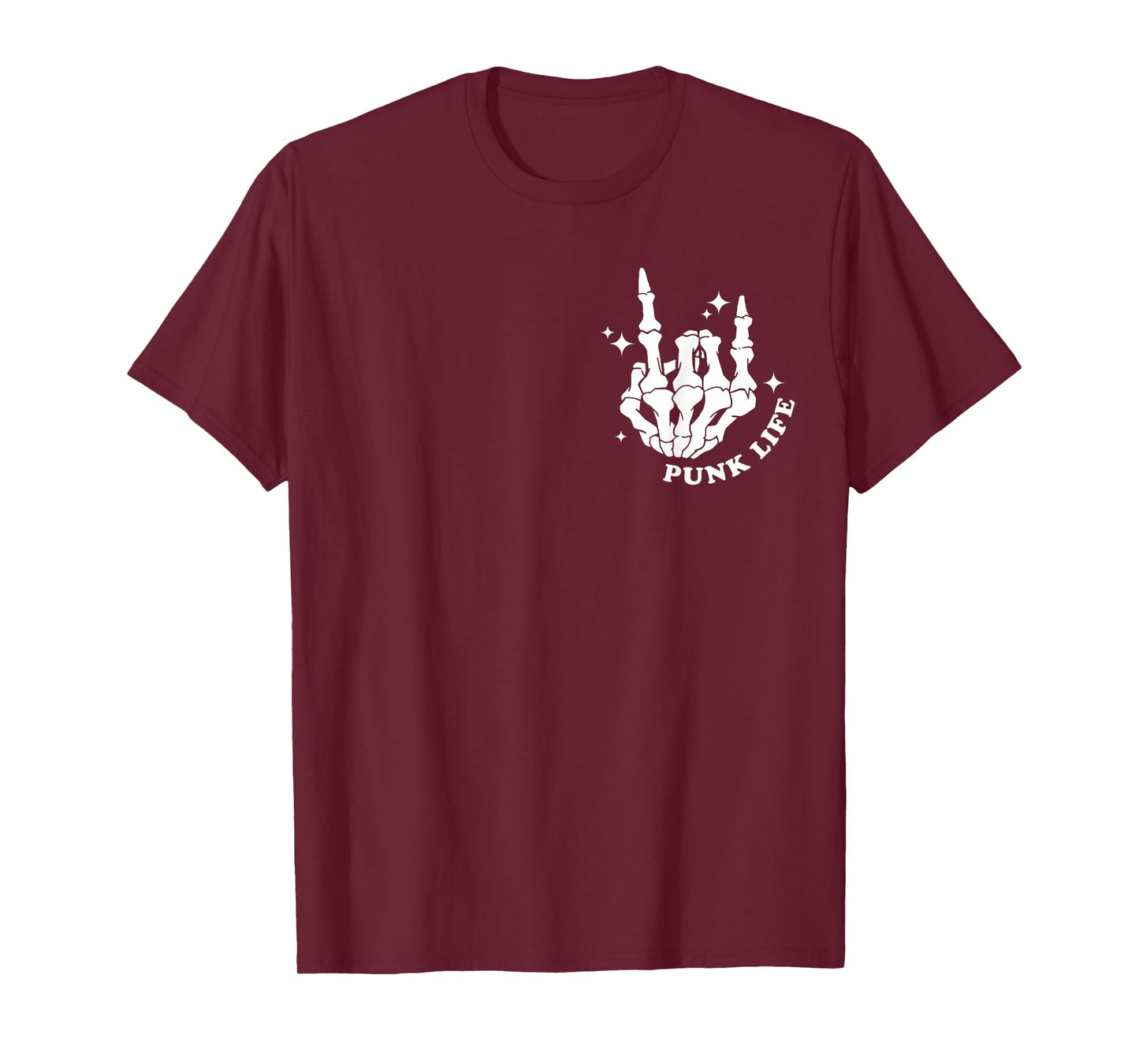 What's More Punk Than Public Library Skeleton Hand Punk Life T-Shirt