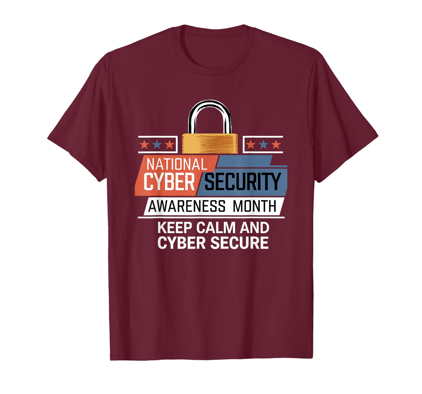 National Cyber Security Awareness Month Tech Security Team T-Shirt