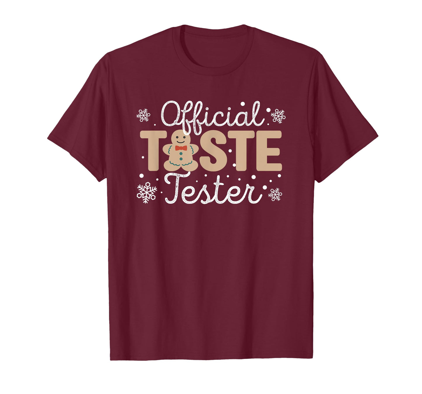 Official Taste Tester Gingerbread Christmas Cookie Baking T-Shirt