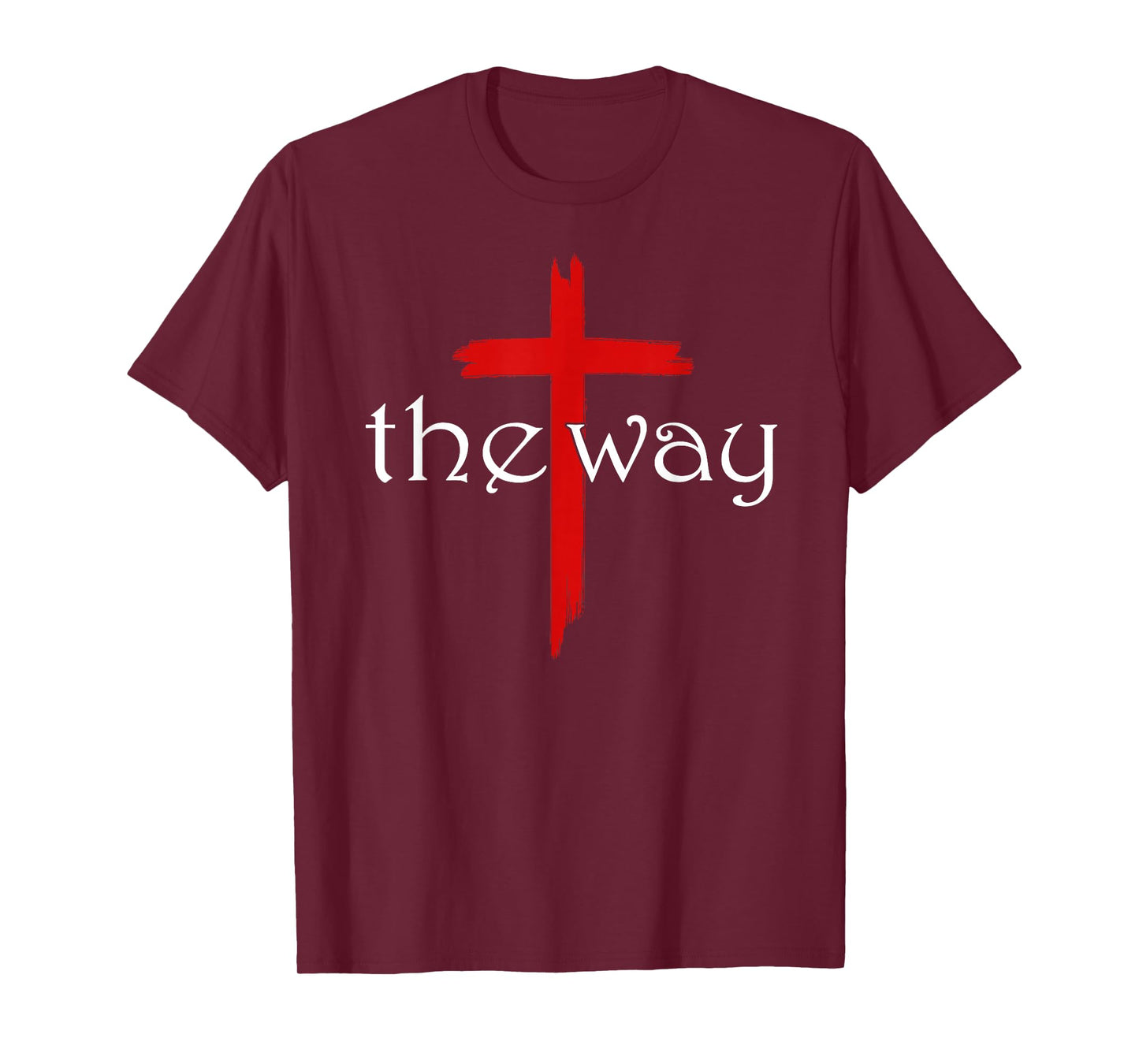 The Way Jesus Cross Inspired Bible Christian Religious Faith T-Shirt