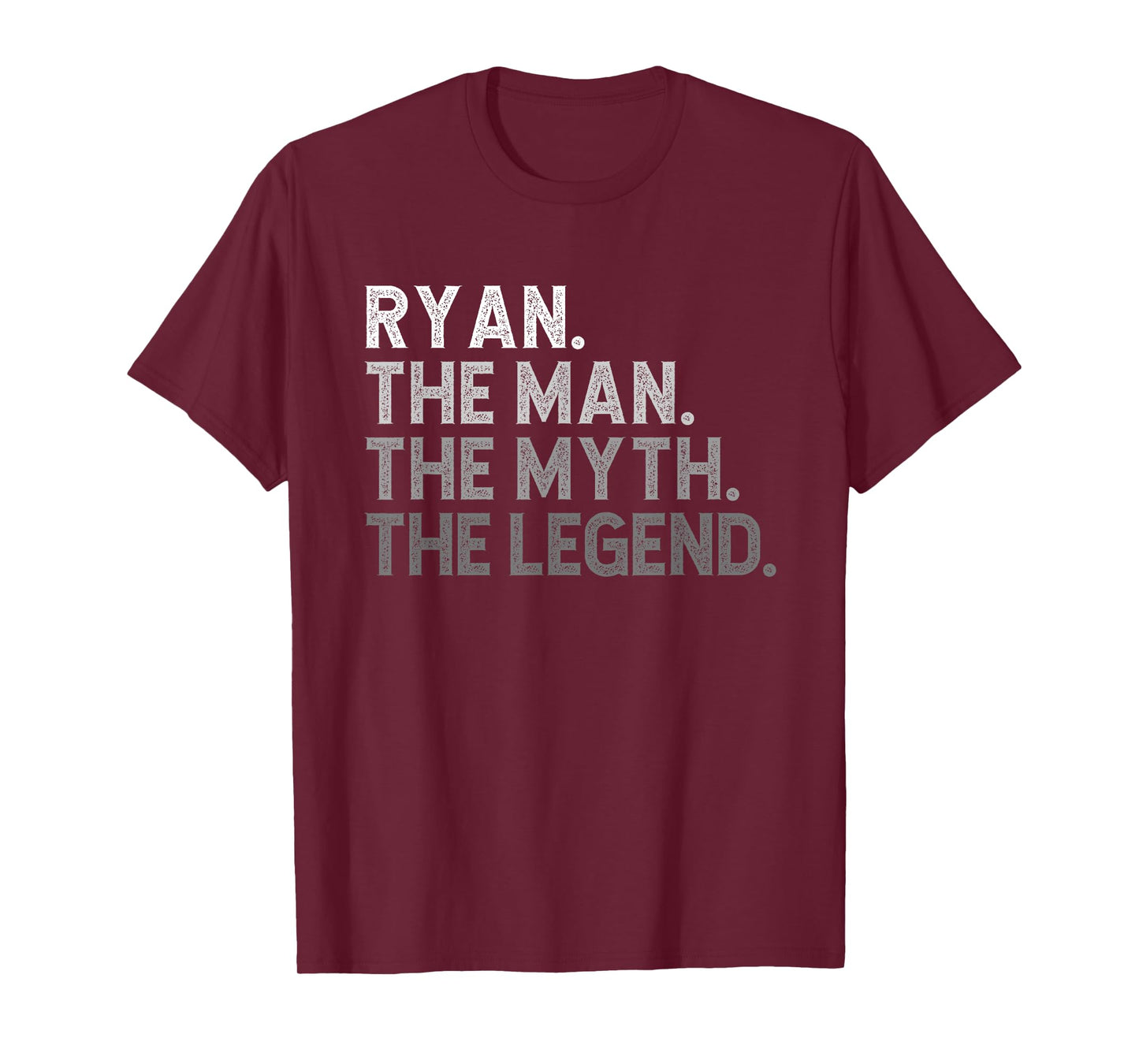 First Name Ryan The Man Myth Legend Personalized Funny T-Shirt