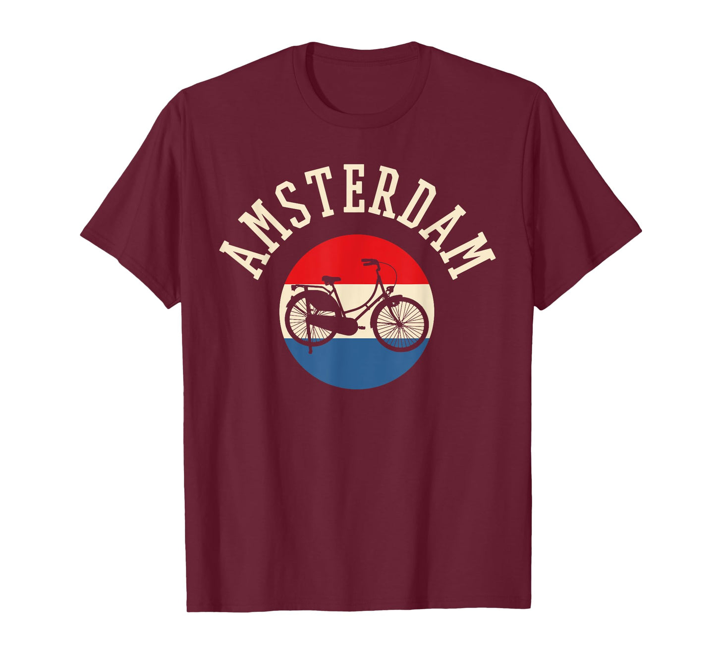 Travel Love Amsterdam Amsterdam T-Shirt Black Unisex-Adults Small Classic Fit Crew Neck Short Sleeve T-Shirt