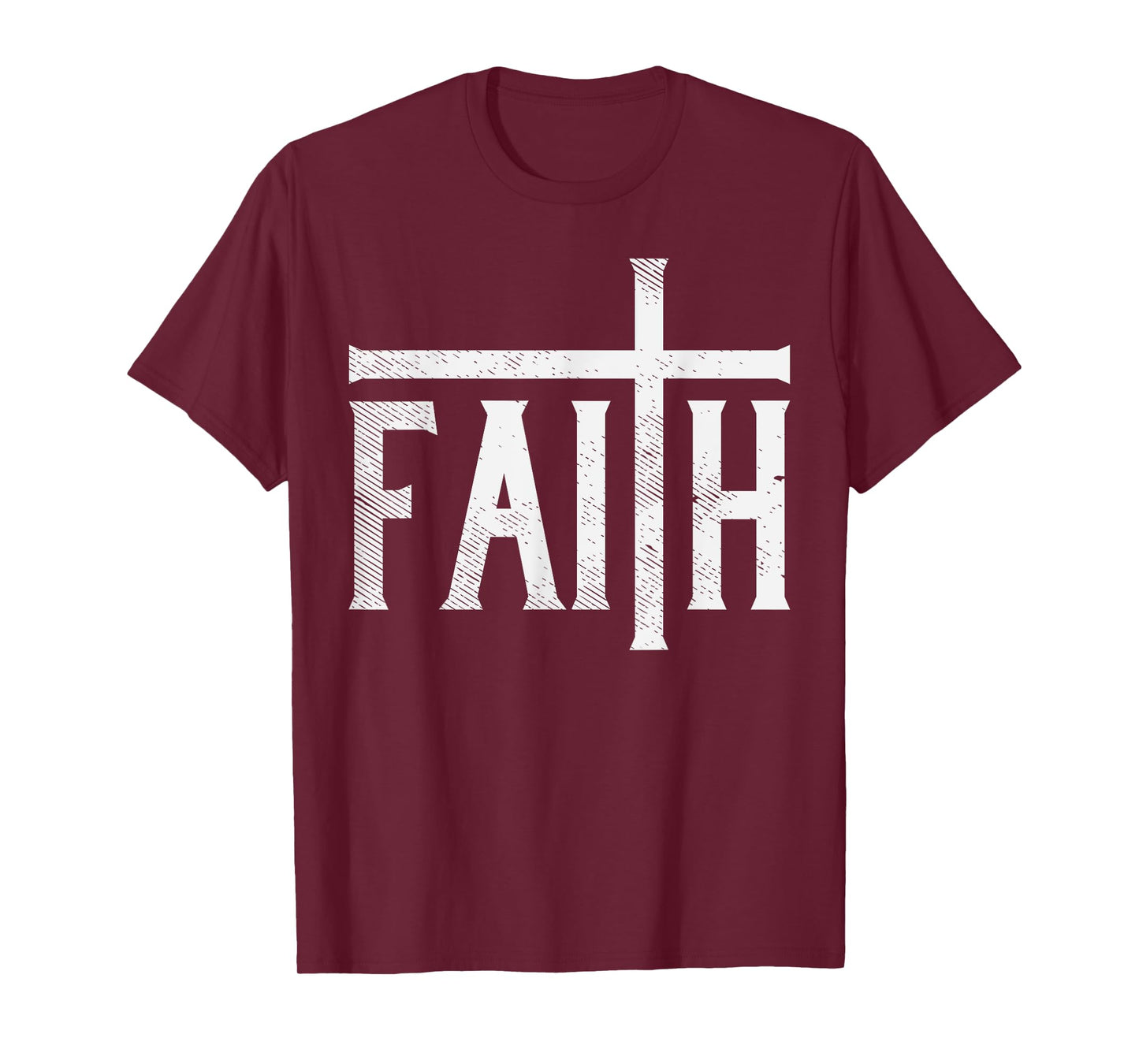 Faith Cross God Jesus Christ Prayer Religious Christian Gift T-Shirt