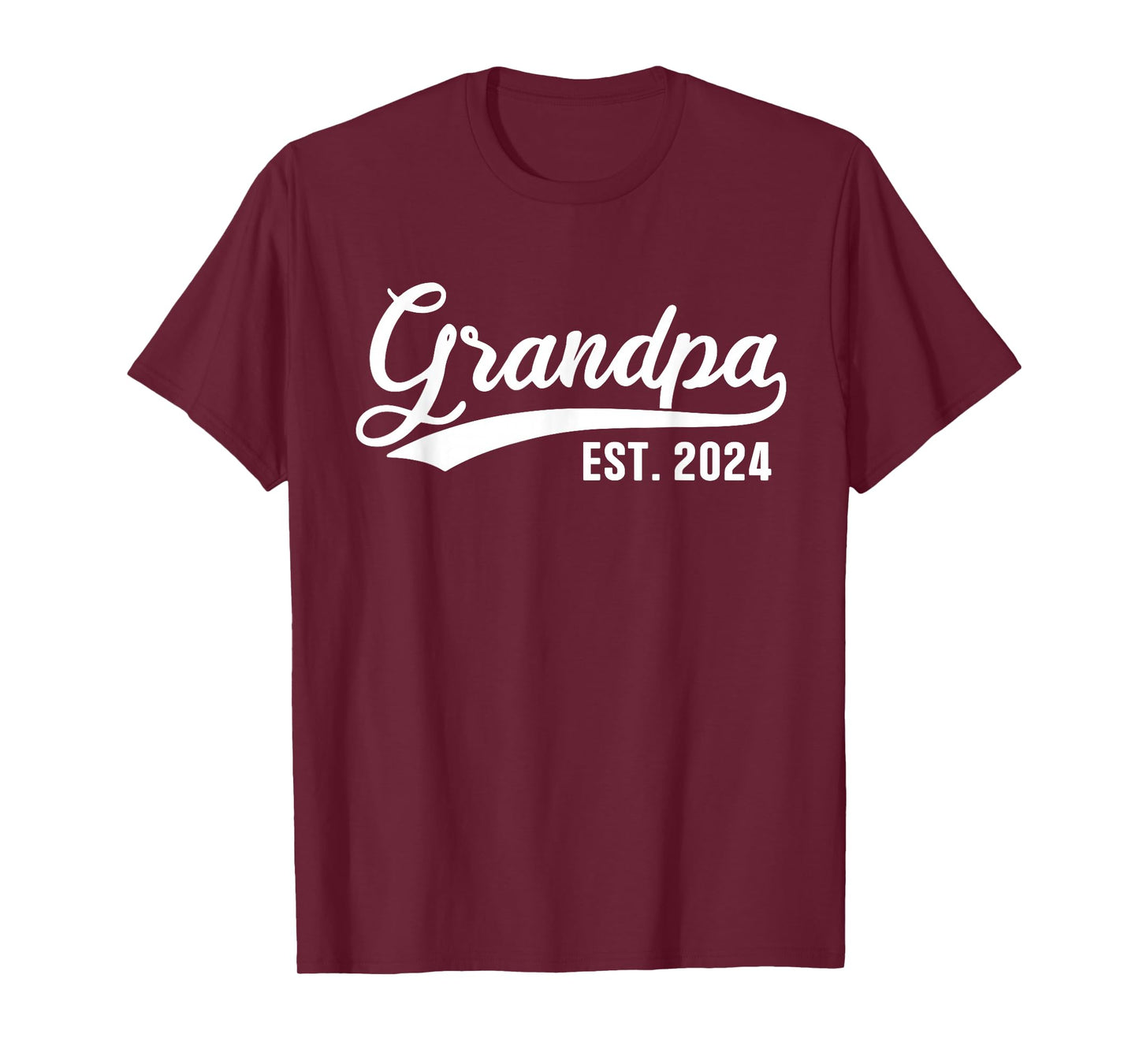 Grandpa 2024 Retro Grandpa Est 2024 T-Shirt