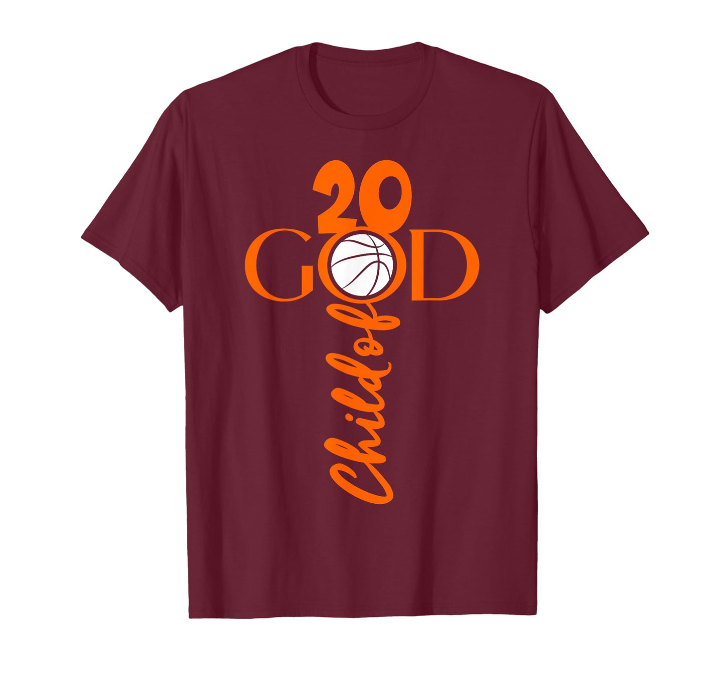 JESUS 20 YEARS CHILD OF GOD BASKETBALL 20th BIRTHDAY T-Shirt