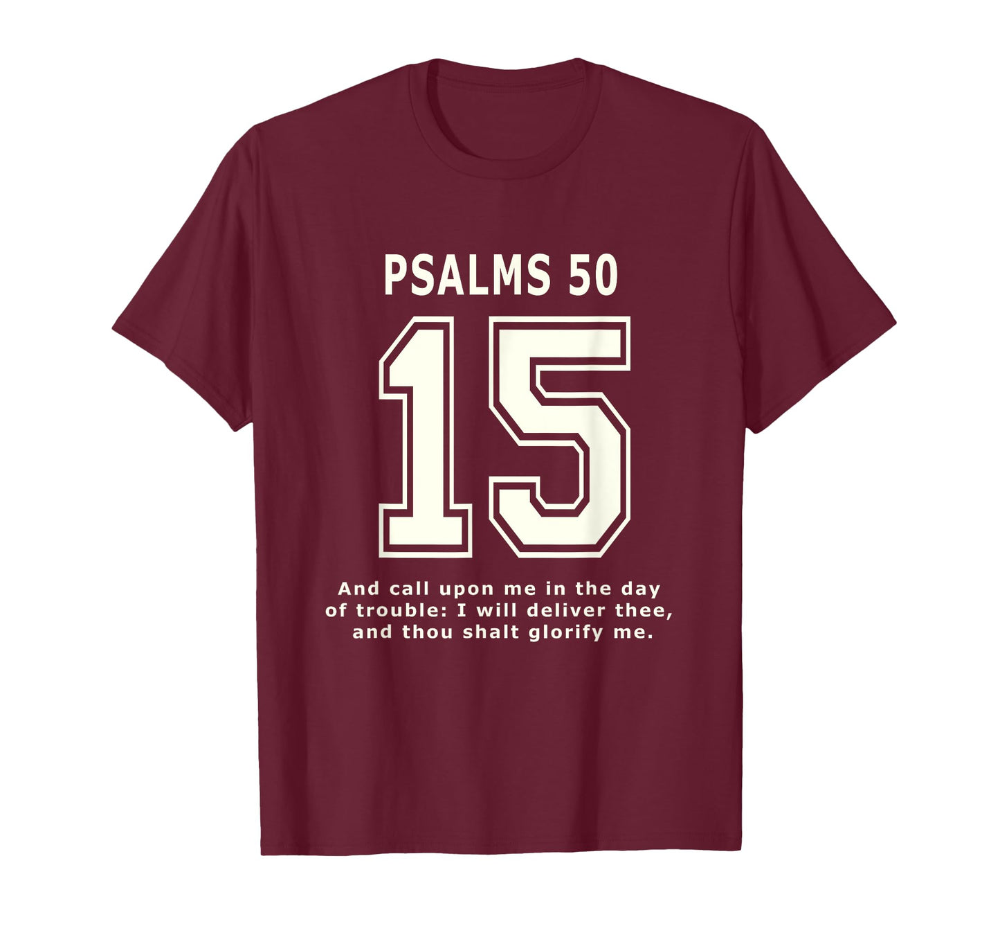 Psalms 15 Team Sports Bible Verse Christian Jersey T-Shirt