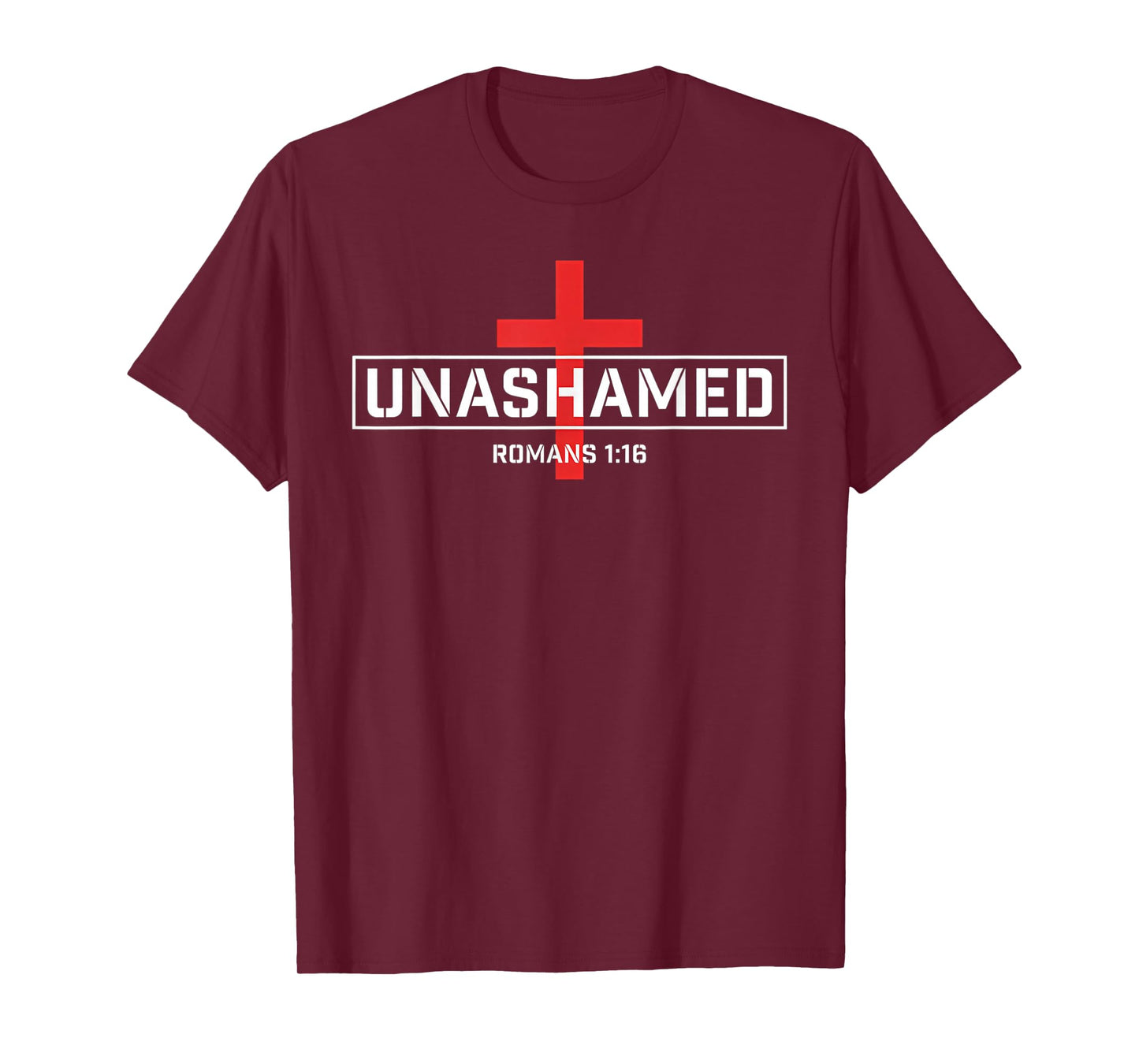 Unashamed Cross Inspirational Christian Religious Bible T-Shirt