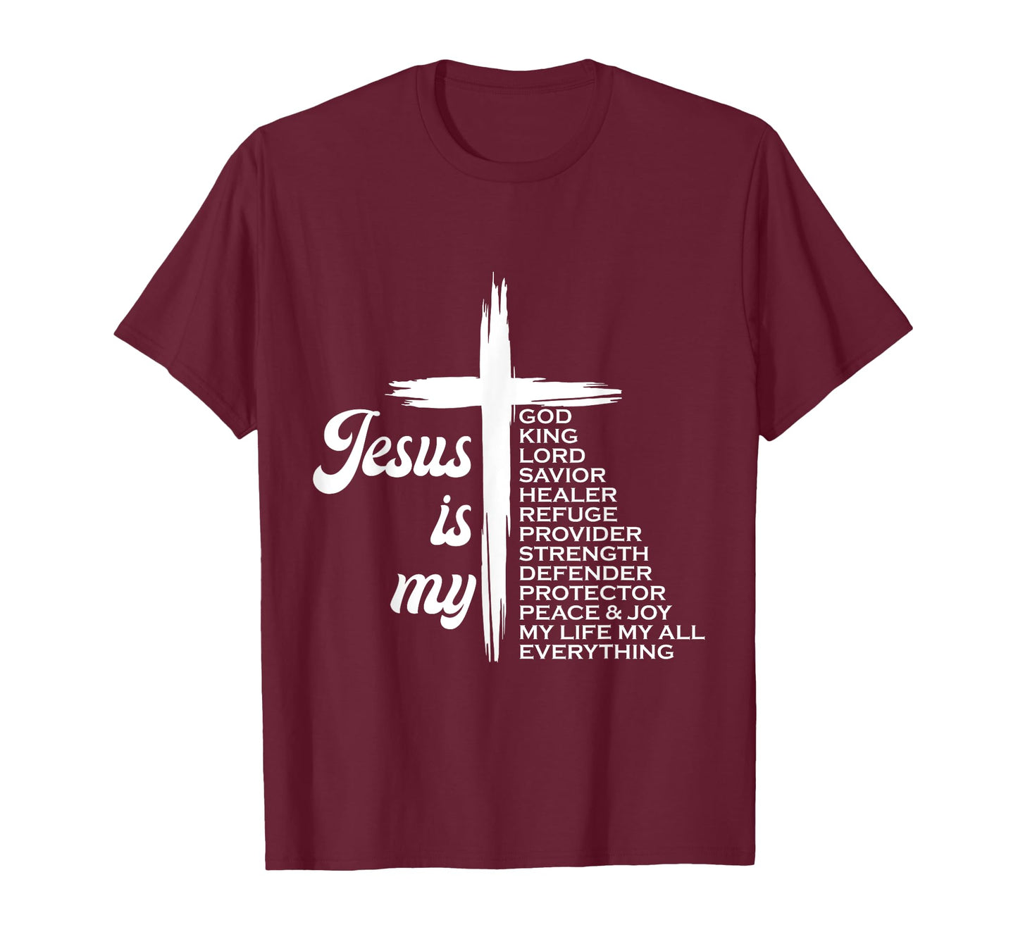 Faith Religious Jesus is My God King T-Shirt