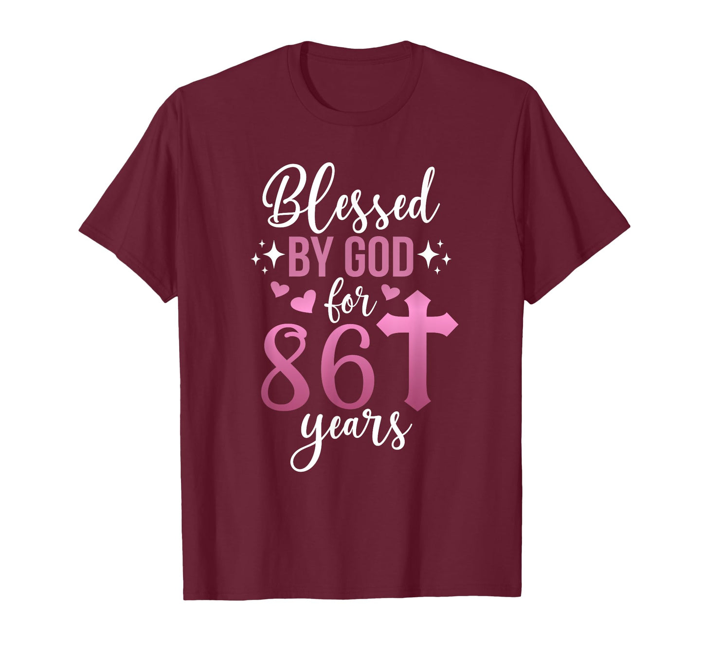 Blessed By God 86 Year Old 86th Birthday It's My 86th Bday T-Shirt