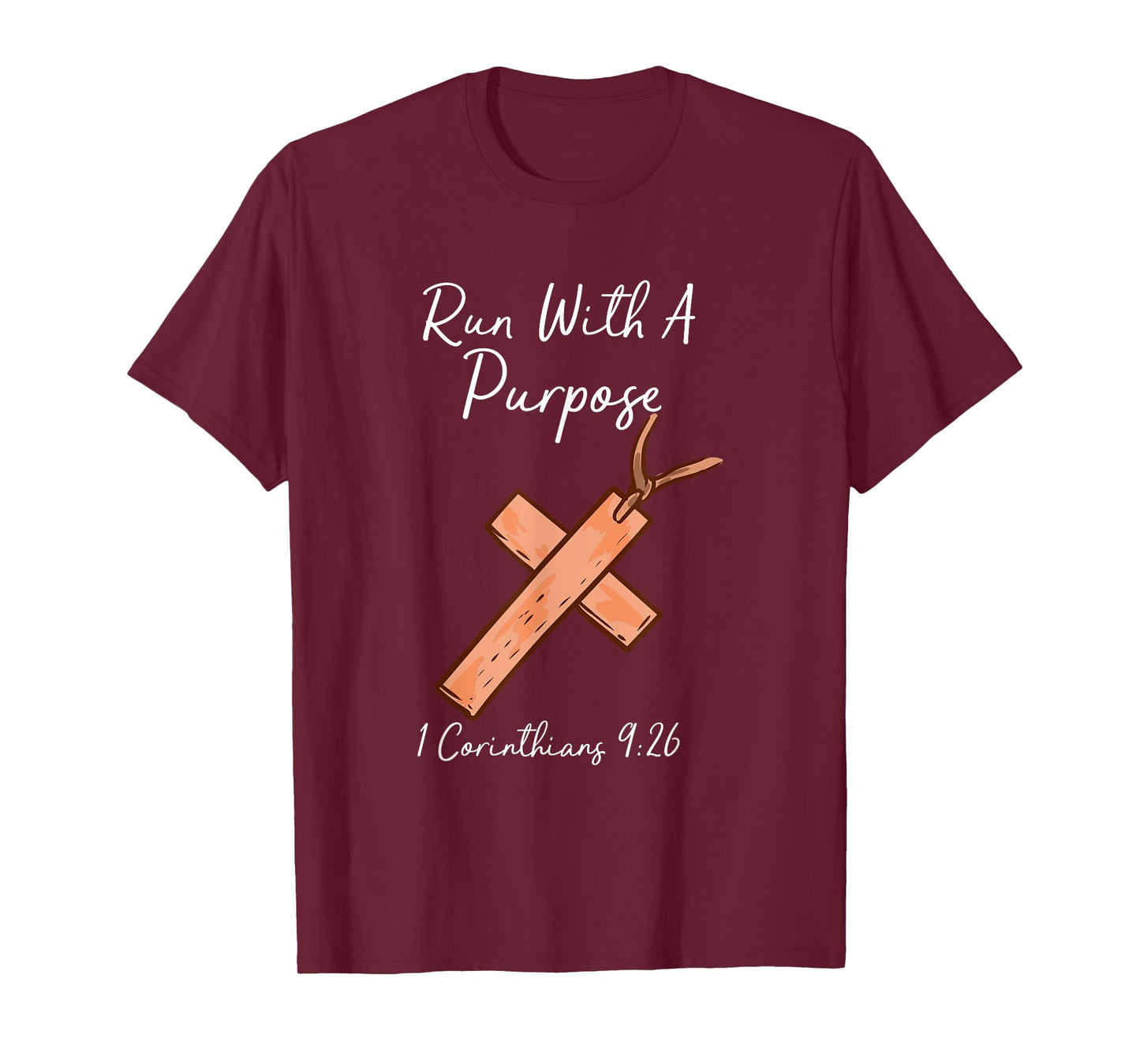 Run With A Purpose I Christianity I Christian Faith T-Shirt