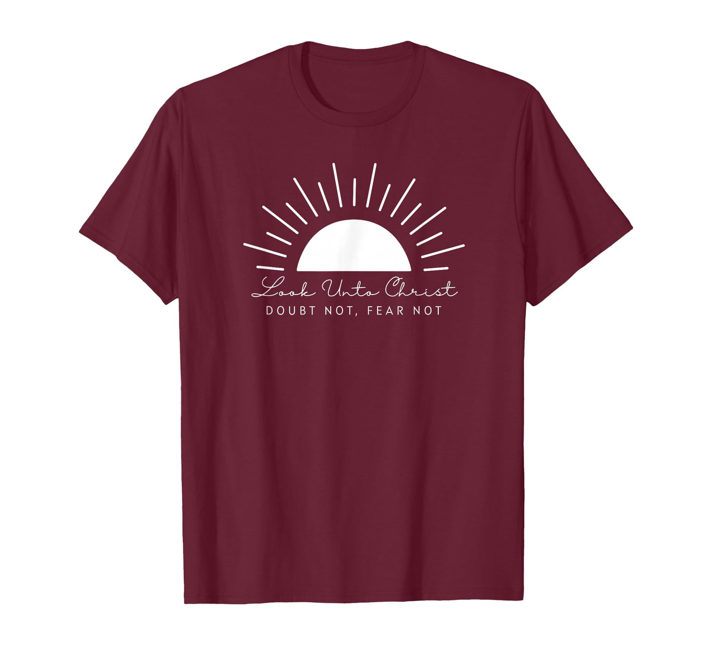 Look Unto Christ 2025 LDS Youth Theme Camp Sunburst T-Shirt