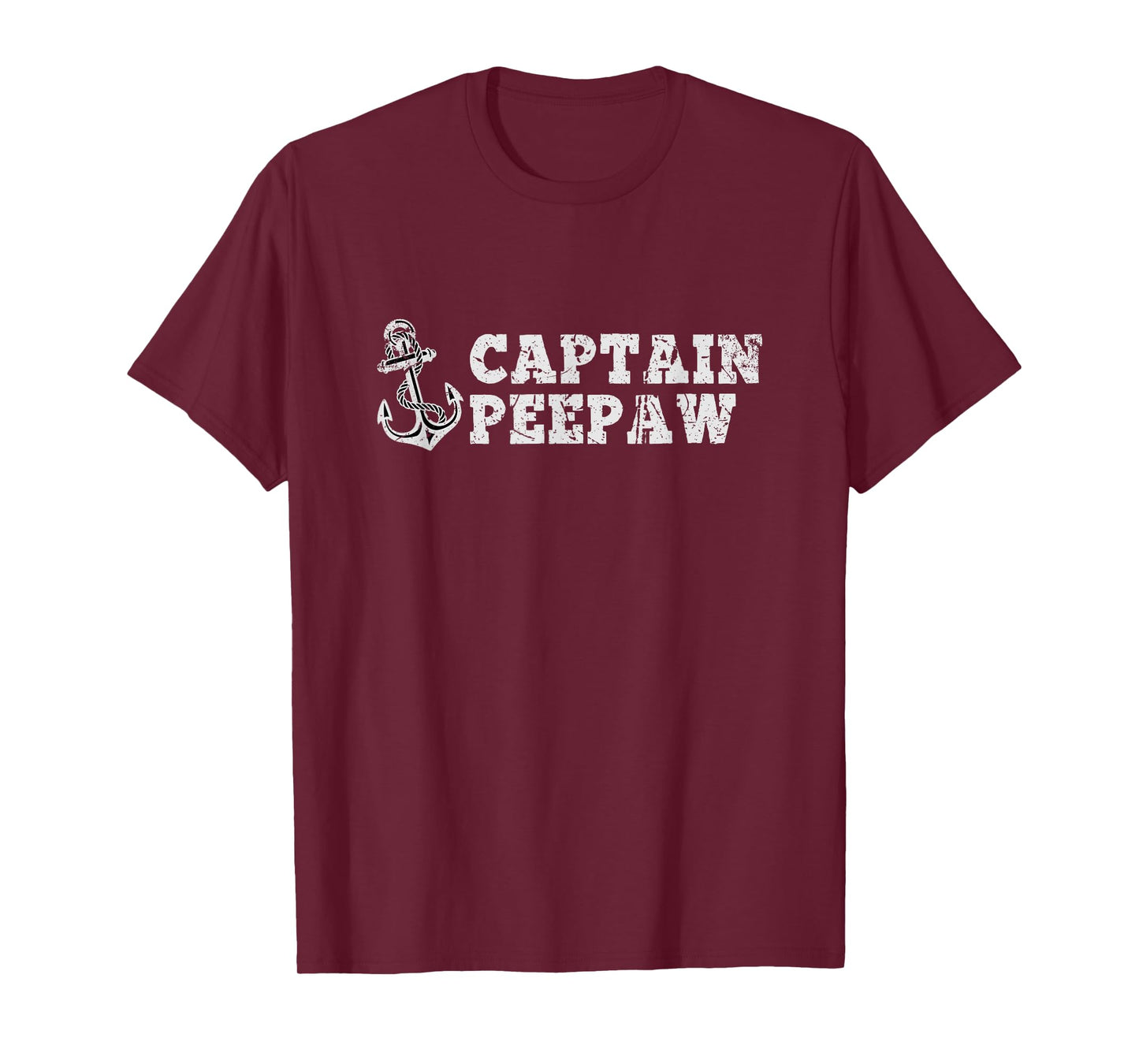 Captain PeePaw Sailing Boating Vintage Boat Anchor Pee-Paw T-Shirt