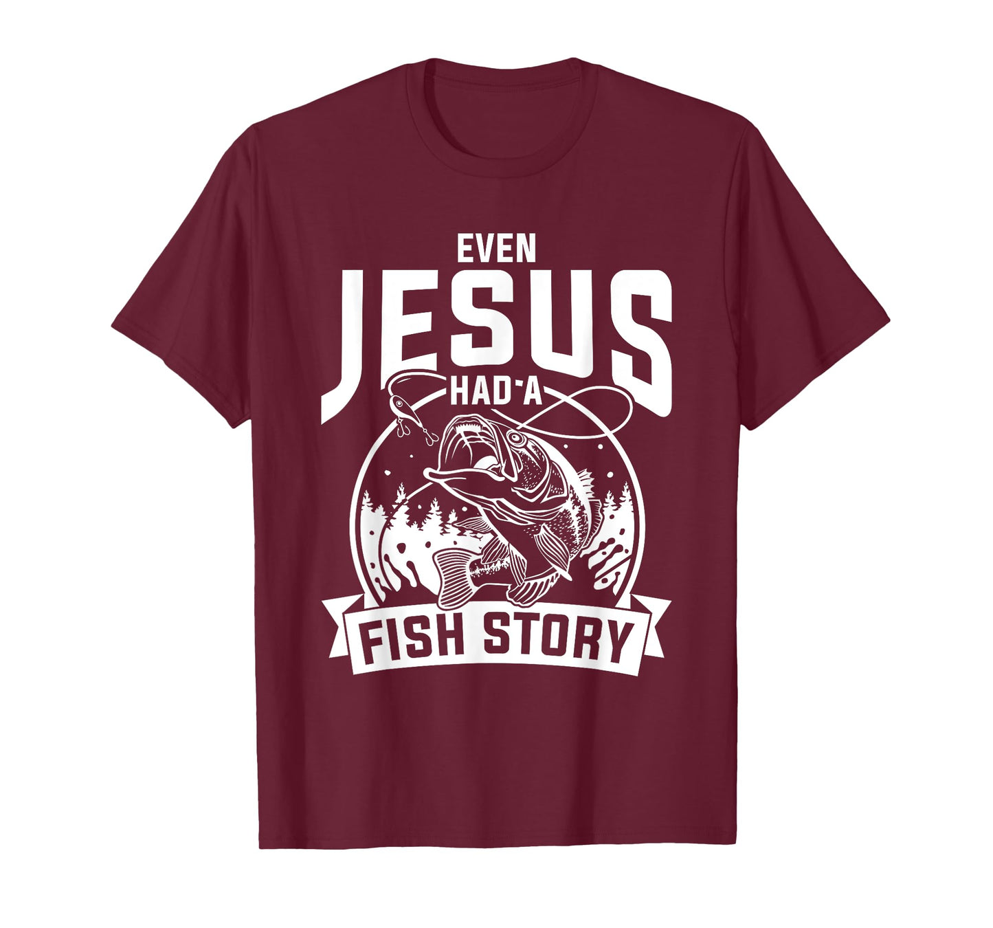 Funny Christian Fisherman Jesus Bible Prayer Gift Jesus T-Shirt