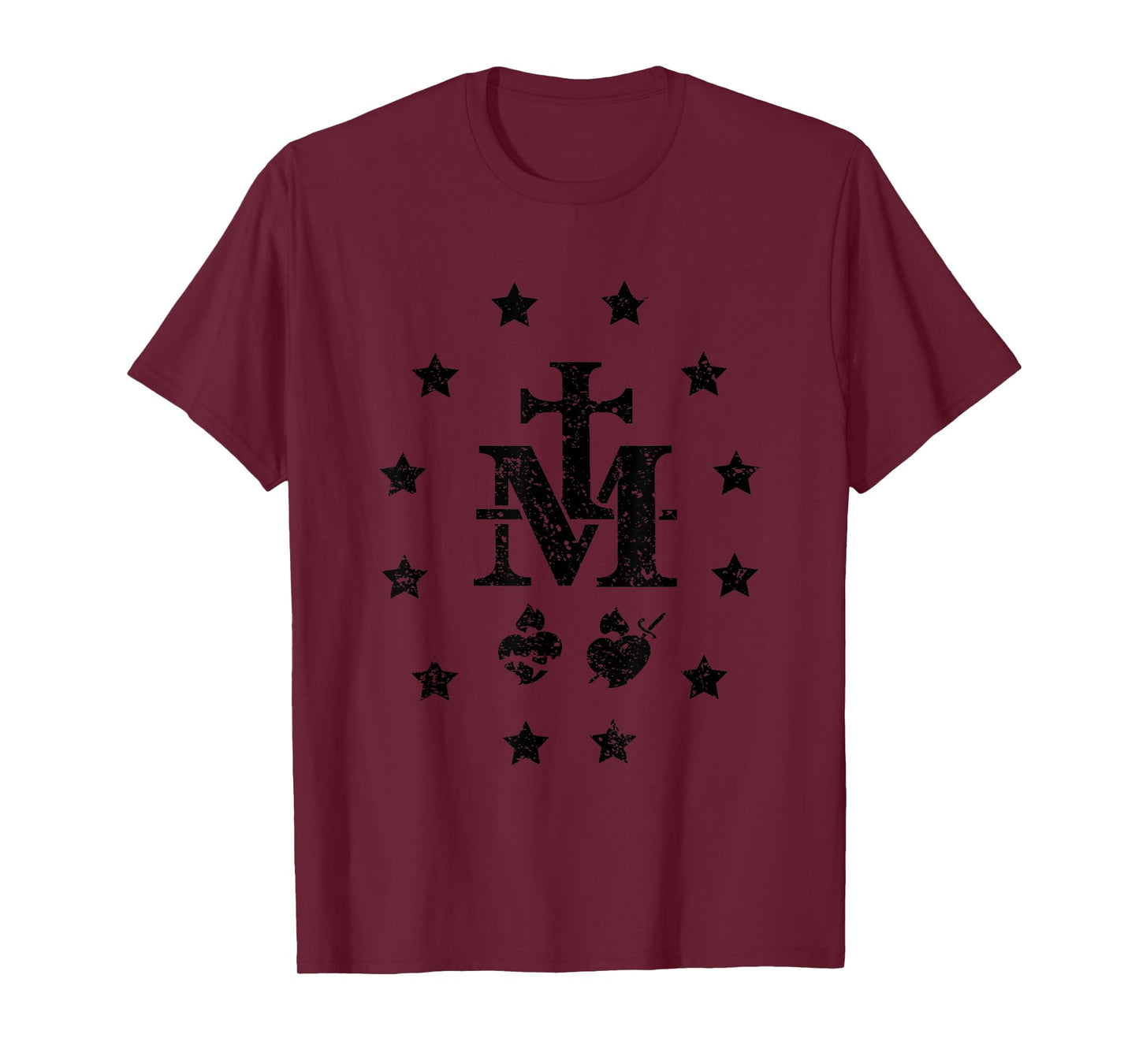 Miraculous Medal Unique Among All Medals Catholic Print T-Shirt