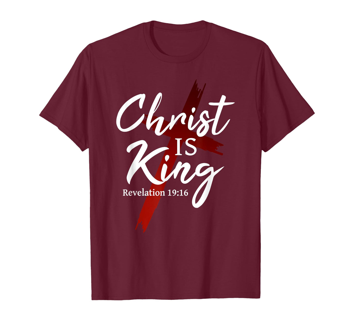 Jesus Christ is King God Cross Christian Faith T-Shirt