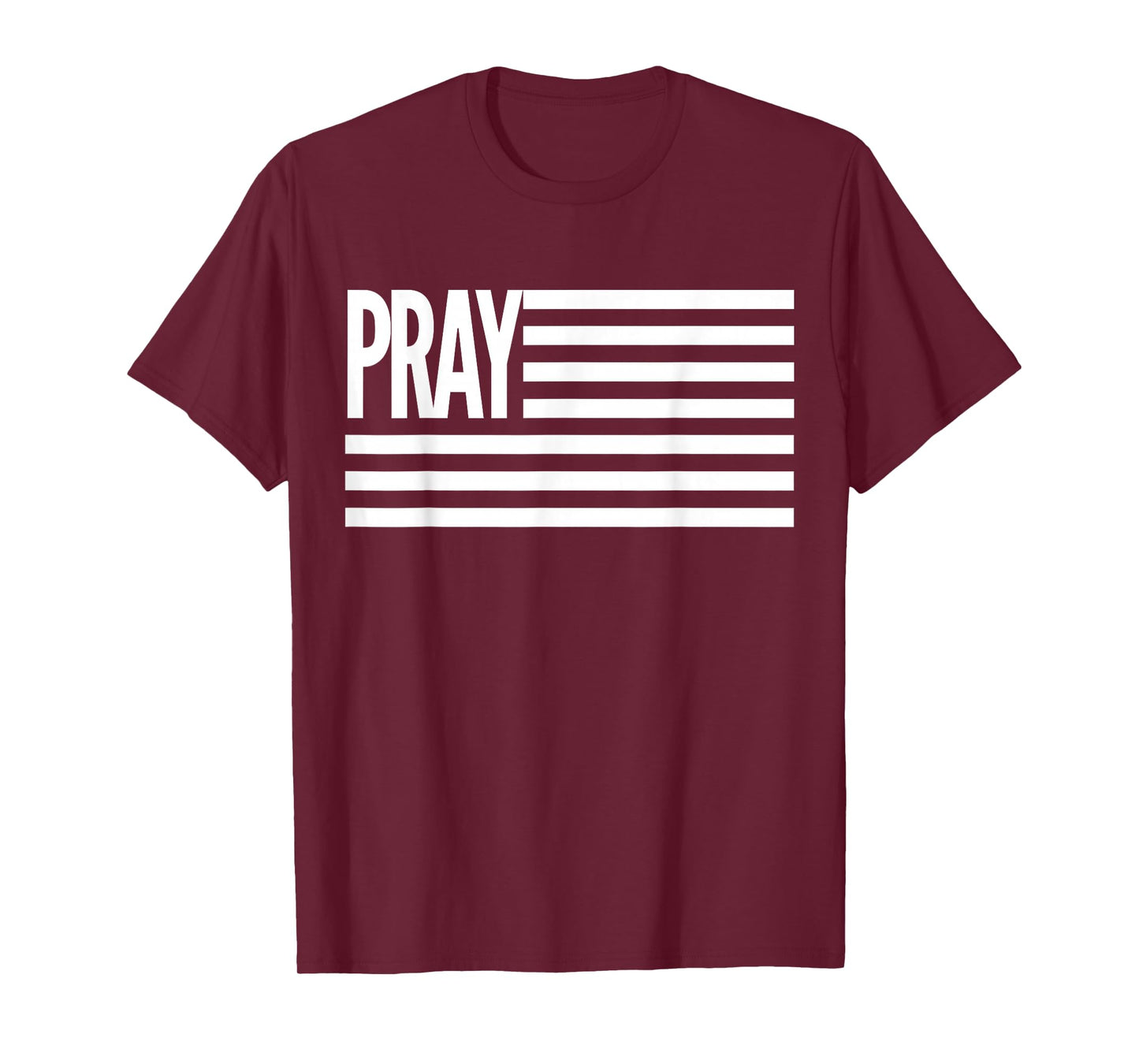 National Day of Prayer American Flag Patriotic Pray Design T-Shirt