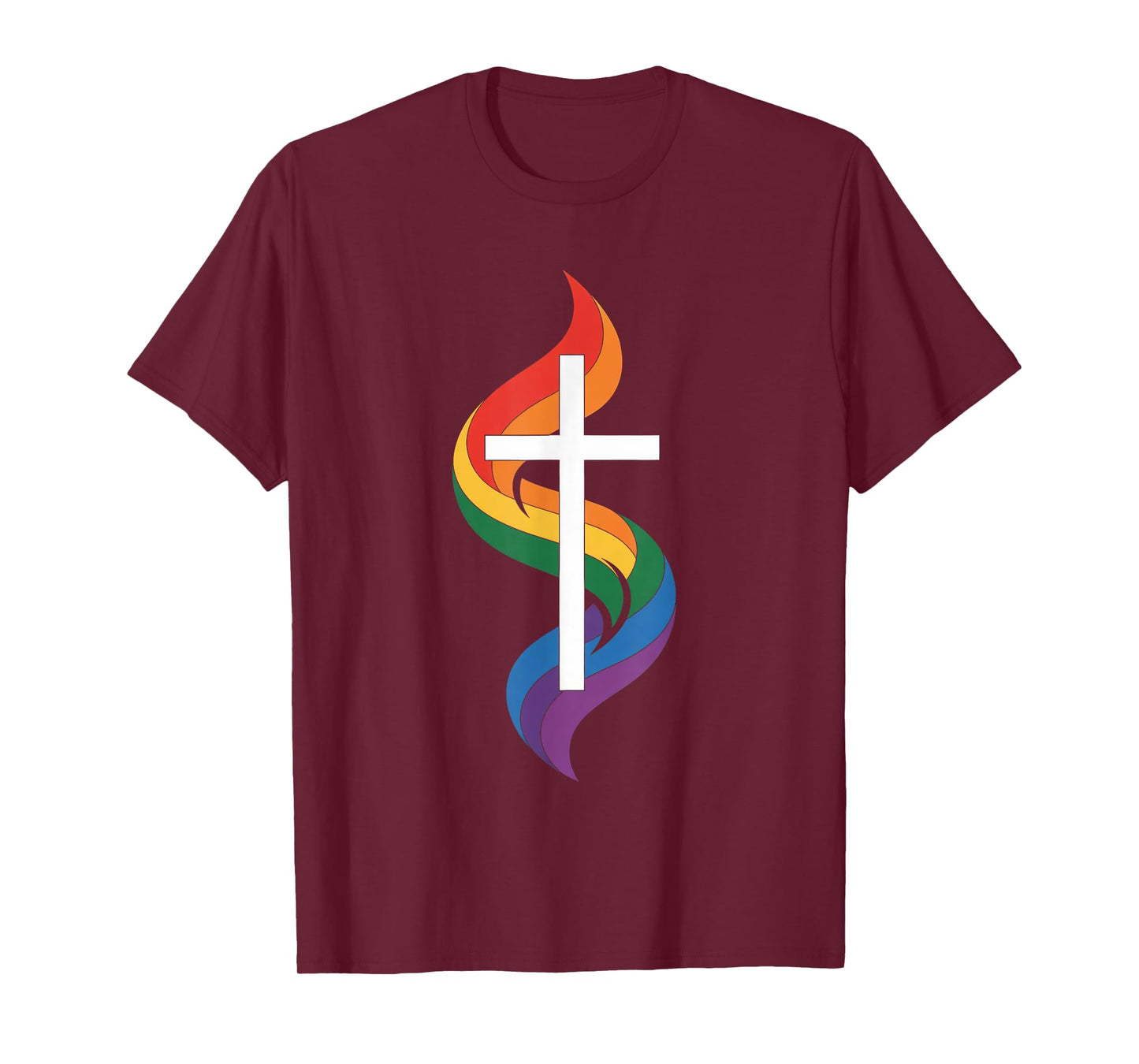 LGBTQ Pride Methodist Gay Transgender Rainbow Christian T-Shirt